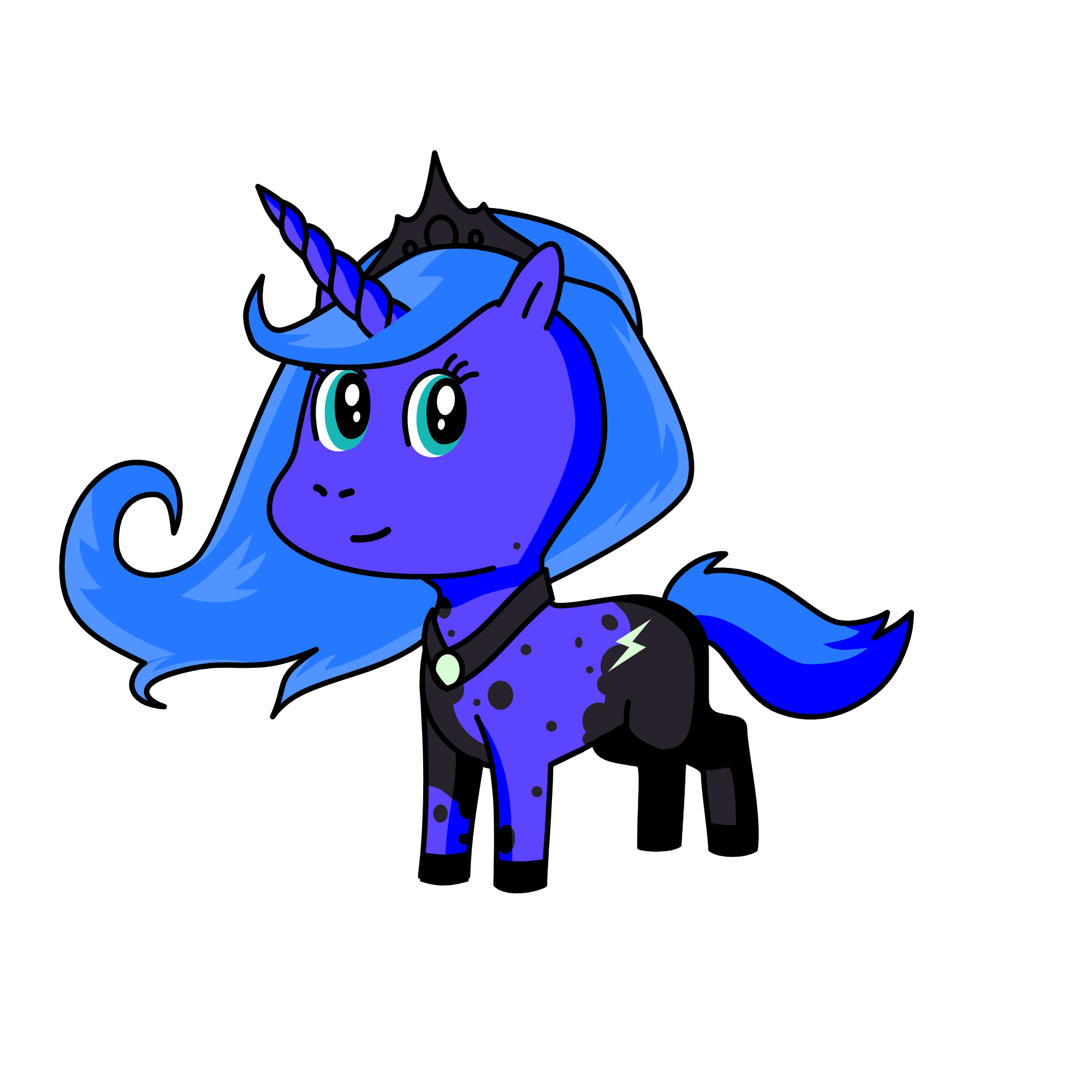 Princess Luna, the unicorn