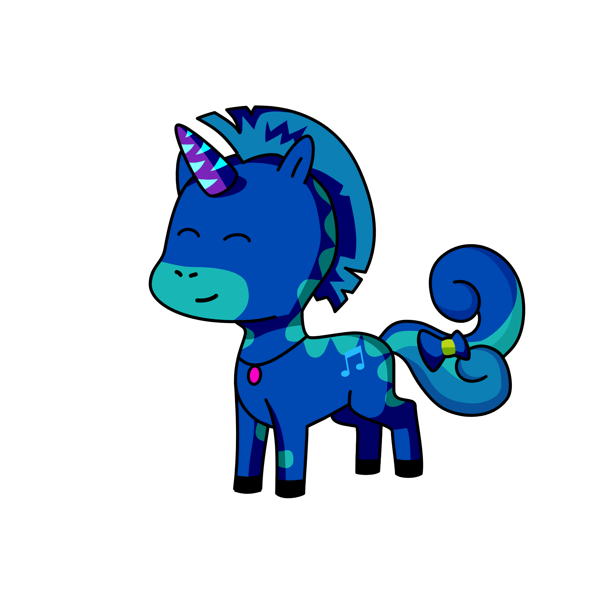 Snowy, the unicorn