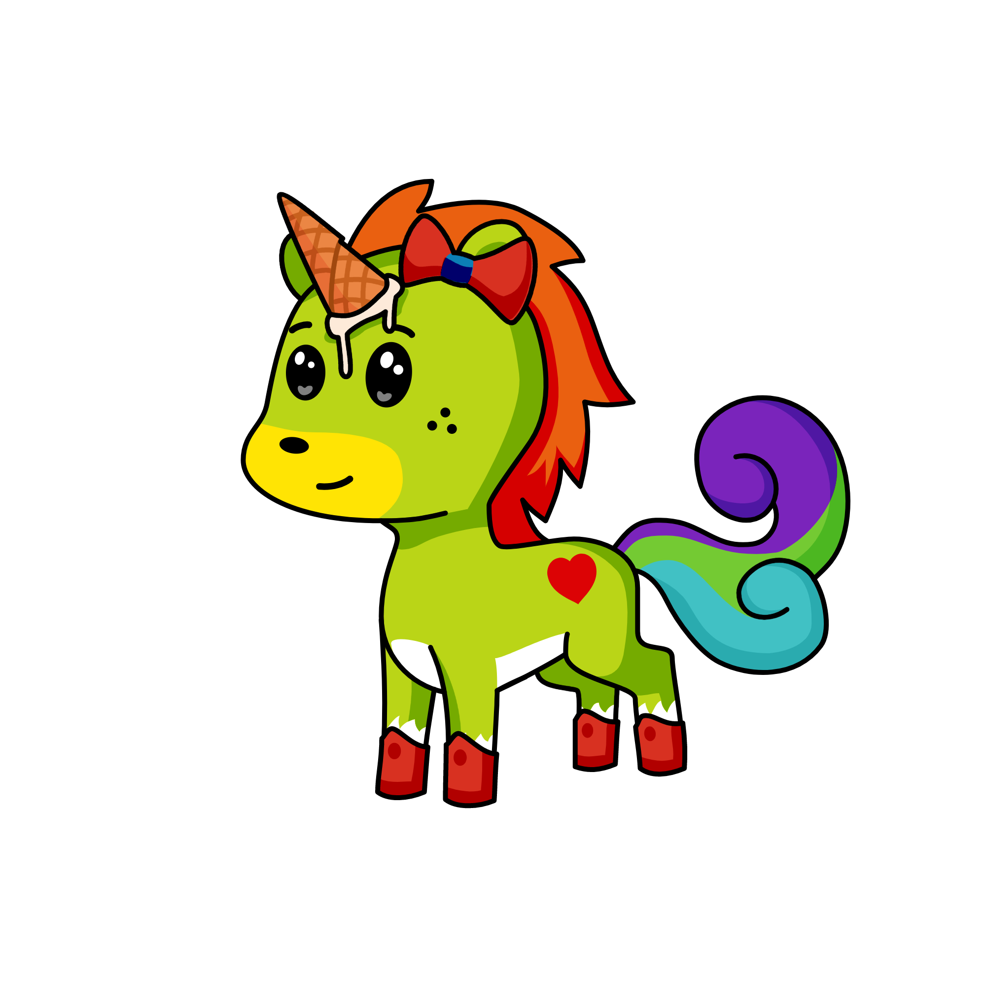 Cuty, the unicorn