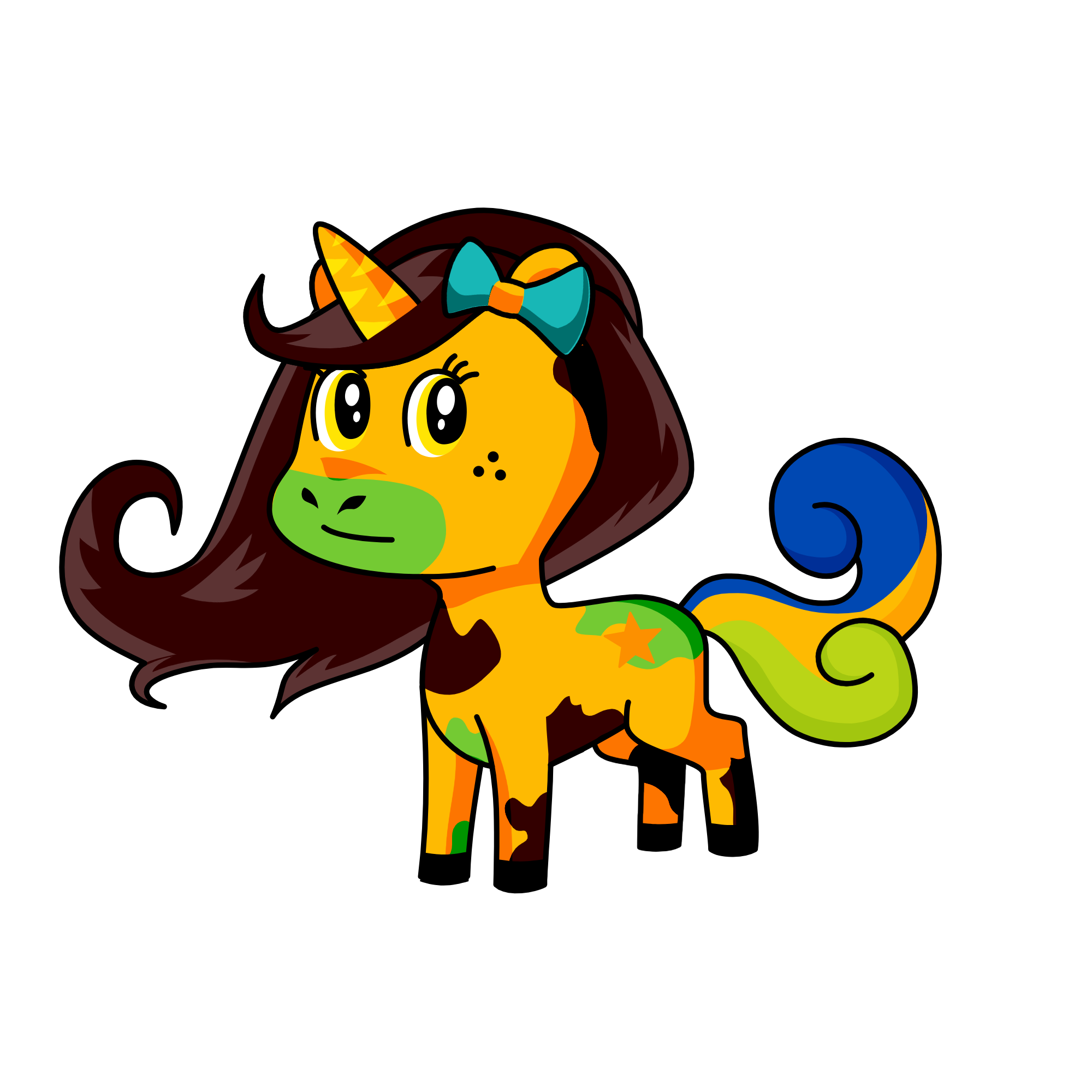 Desert, the unicorn