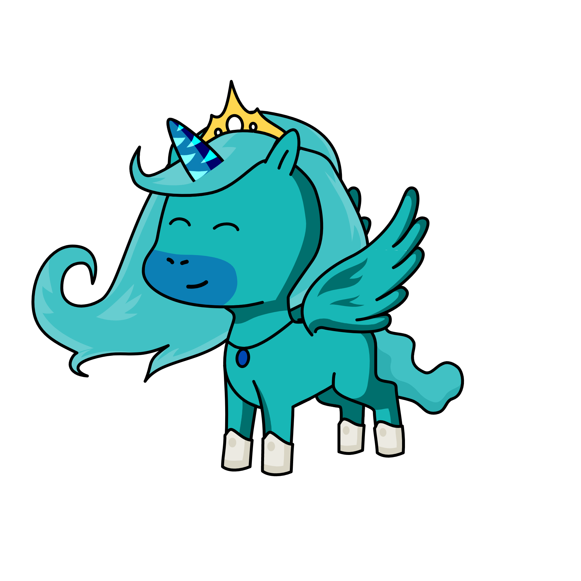 Cristal, the unicorn