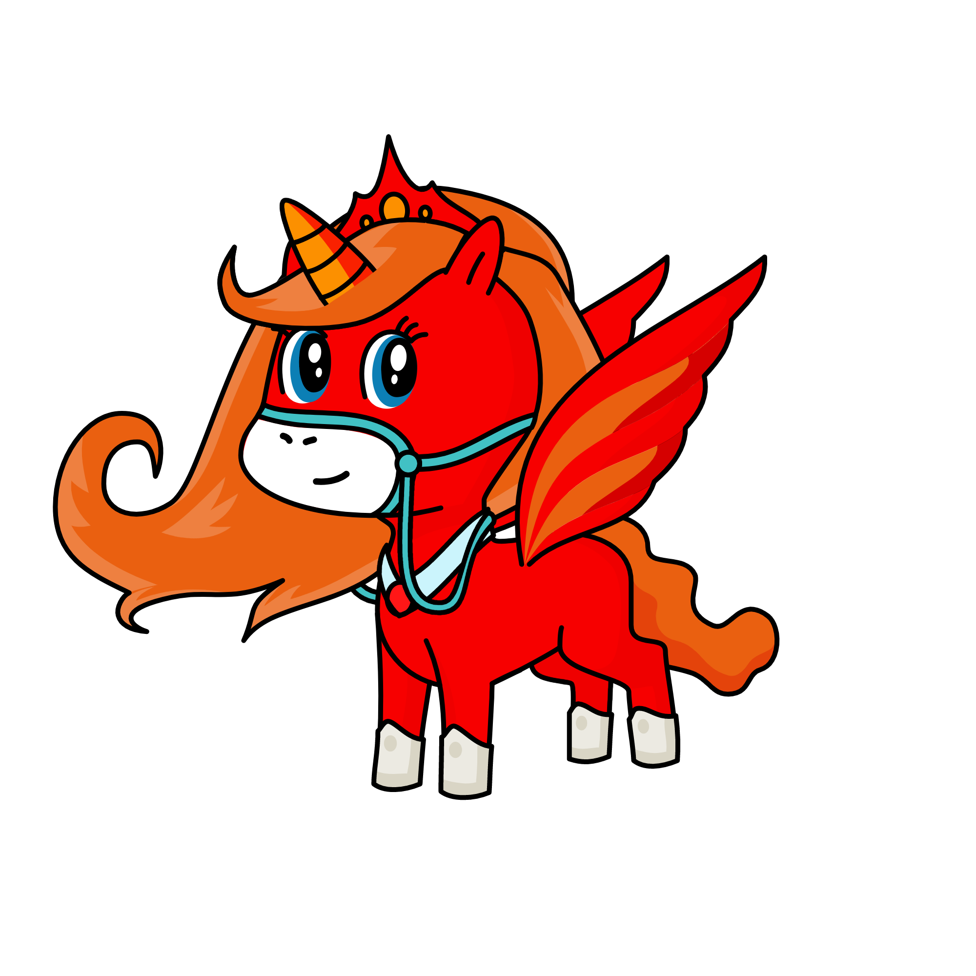 Lava, the unicorn