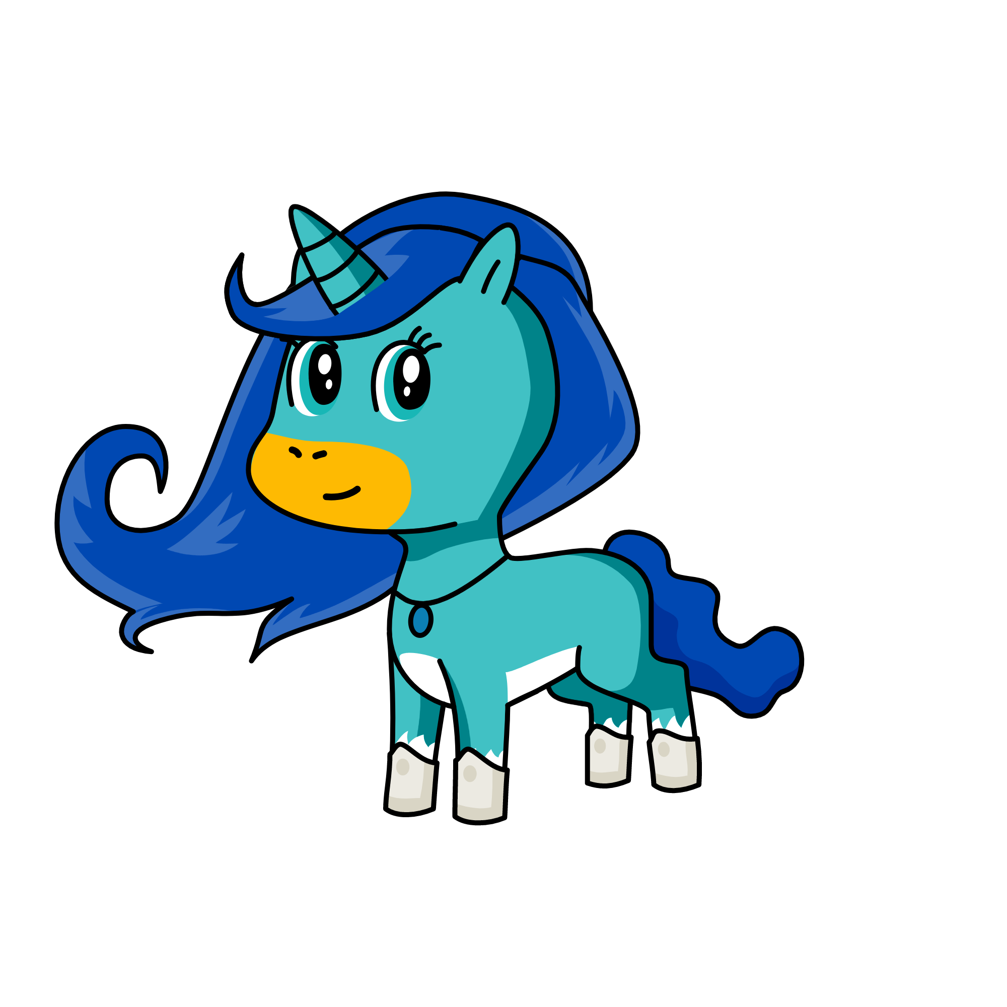 Luna, the unicorn