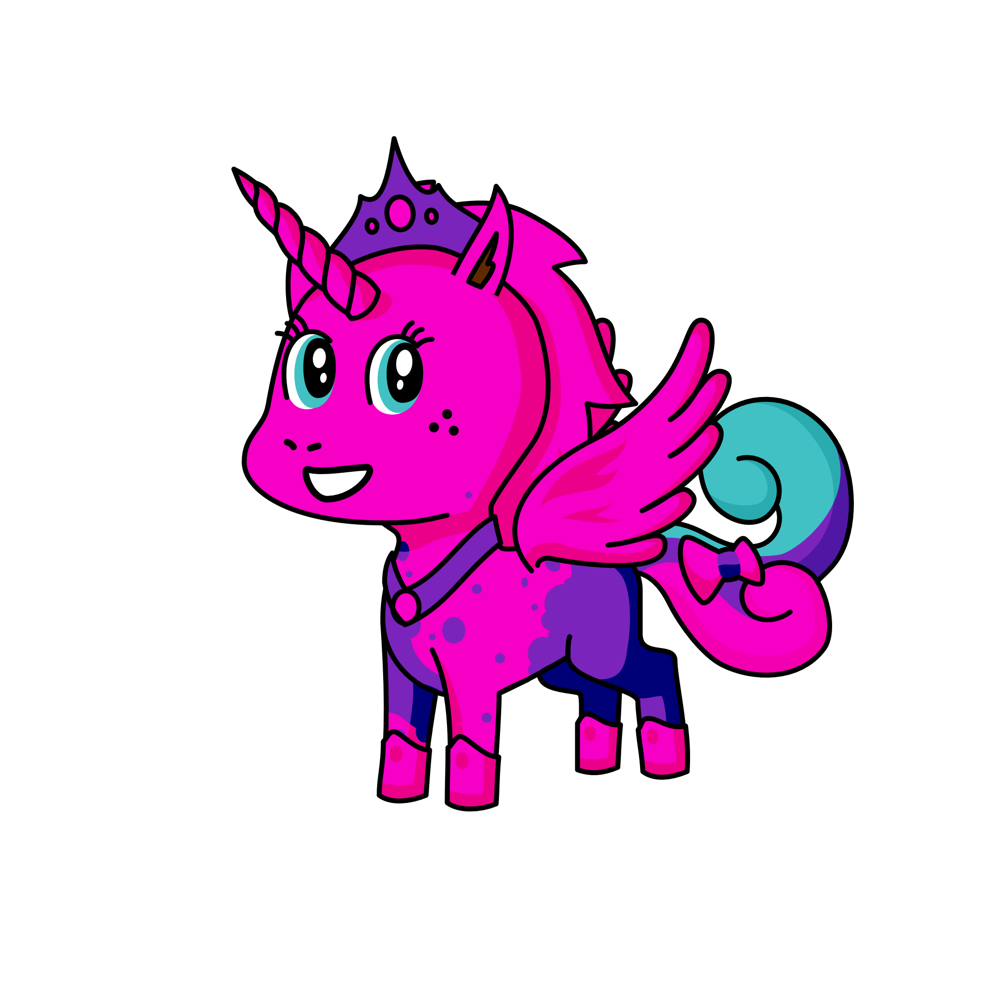 fuchsiacorn, the unicorn