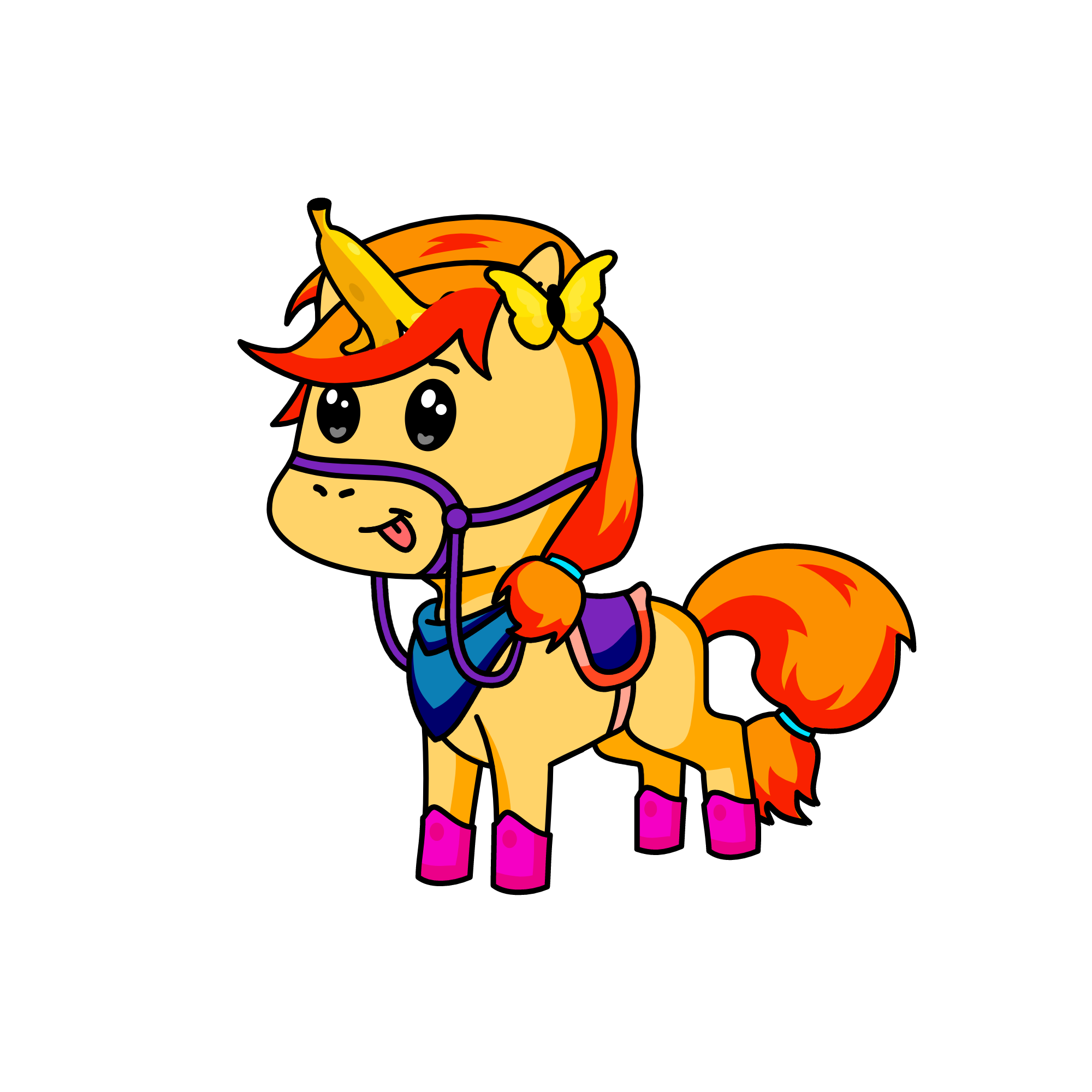 Prankster, the unicorn