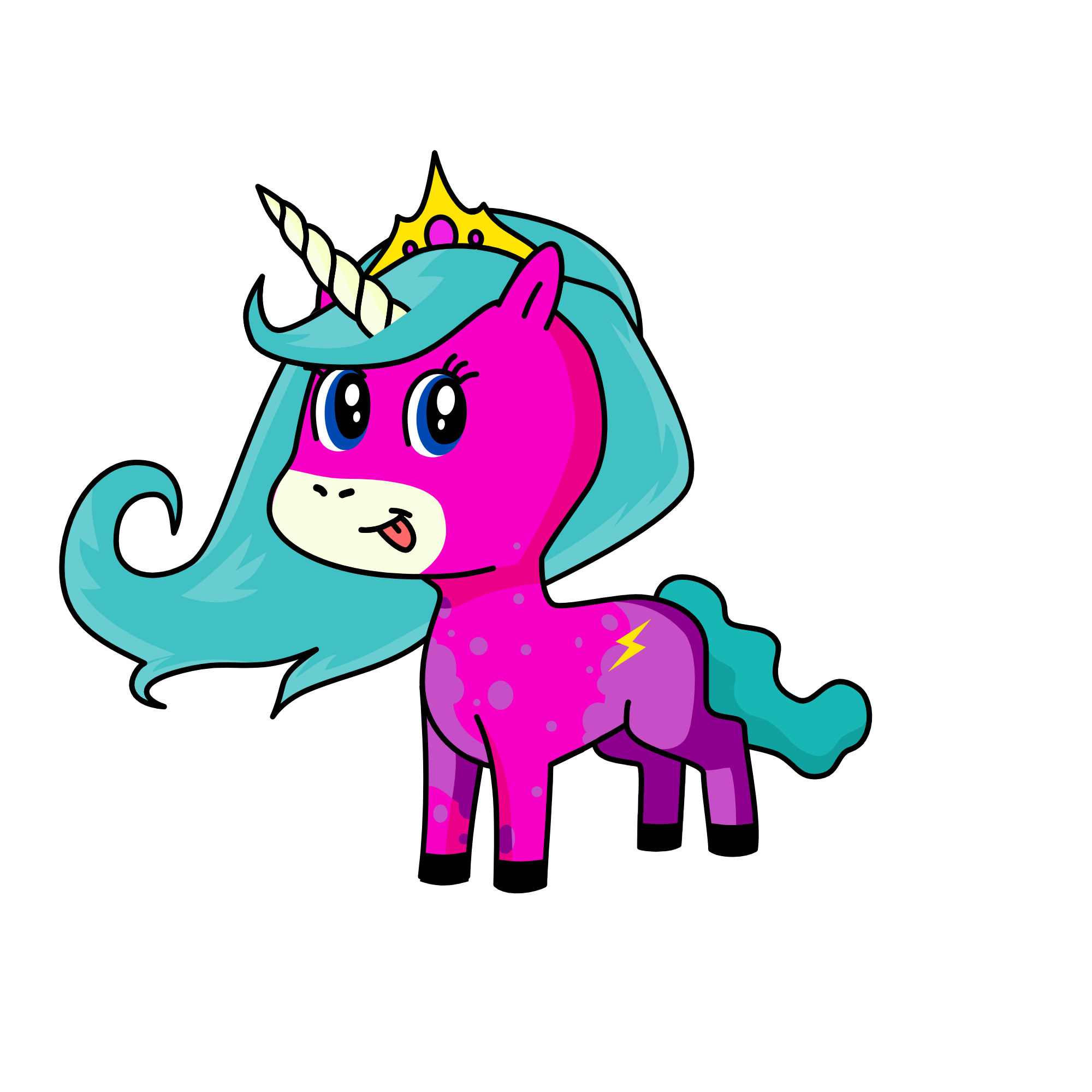 RAINBOW, the unicorn