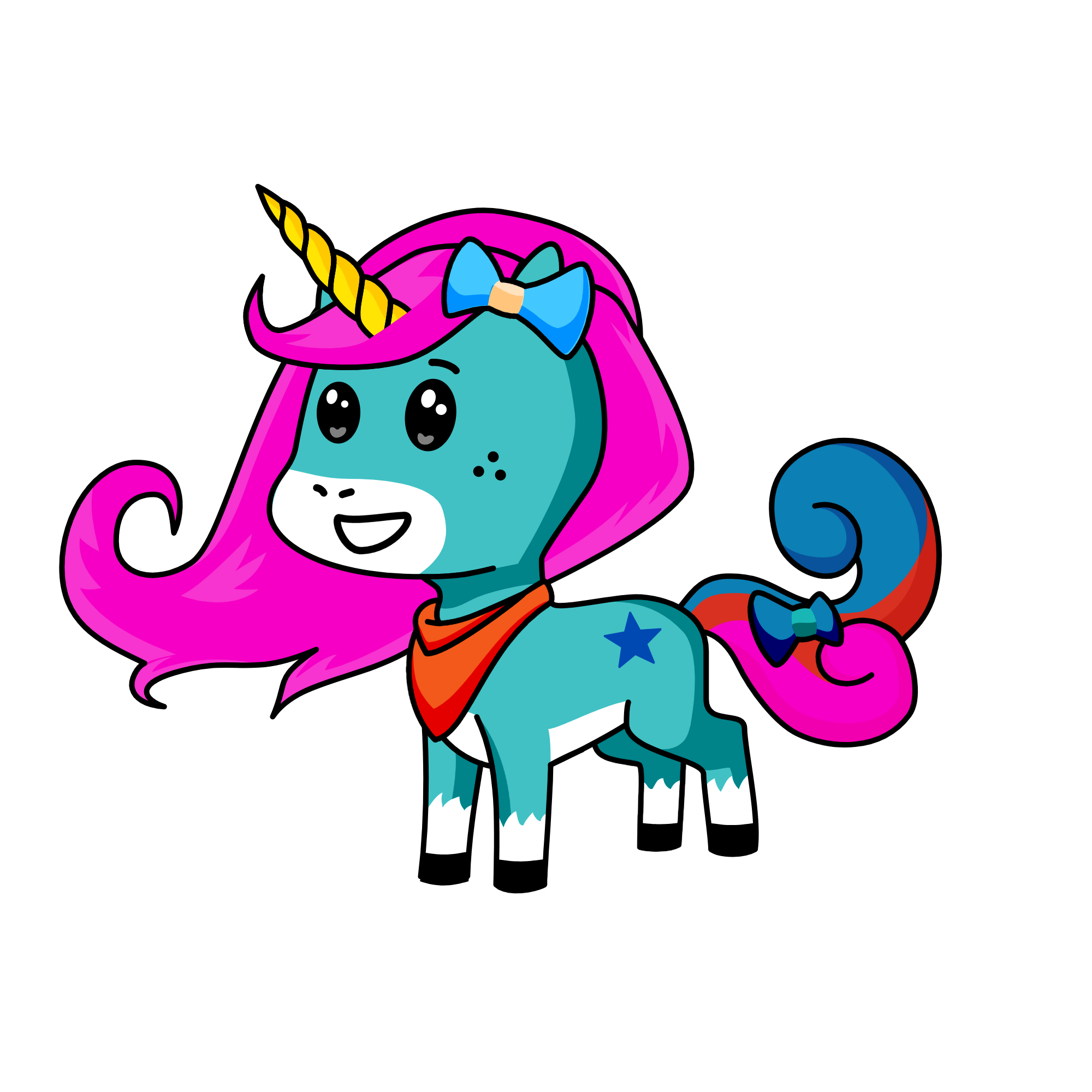 Dreamlet, the unicorn