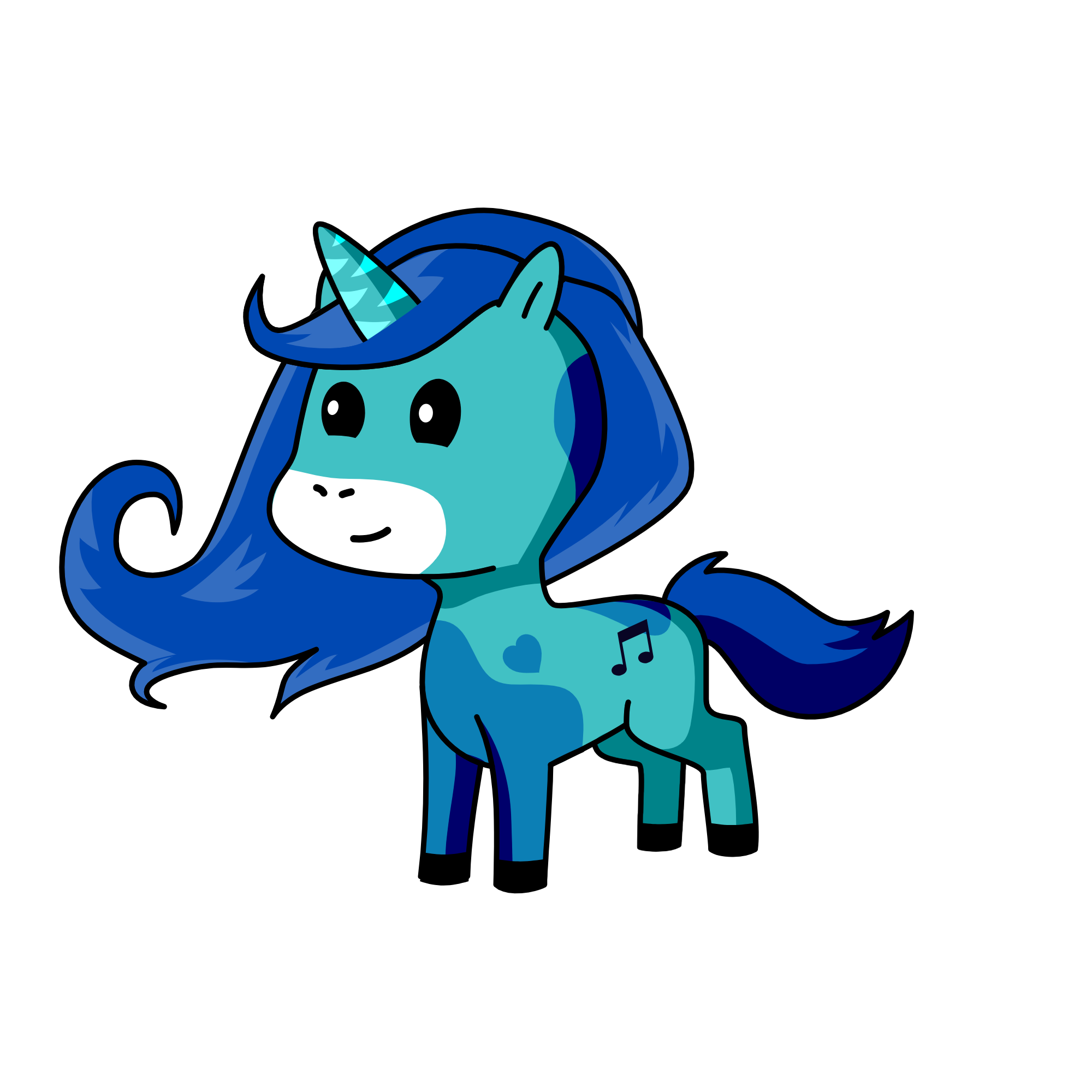 Misty, the unicorn