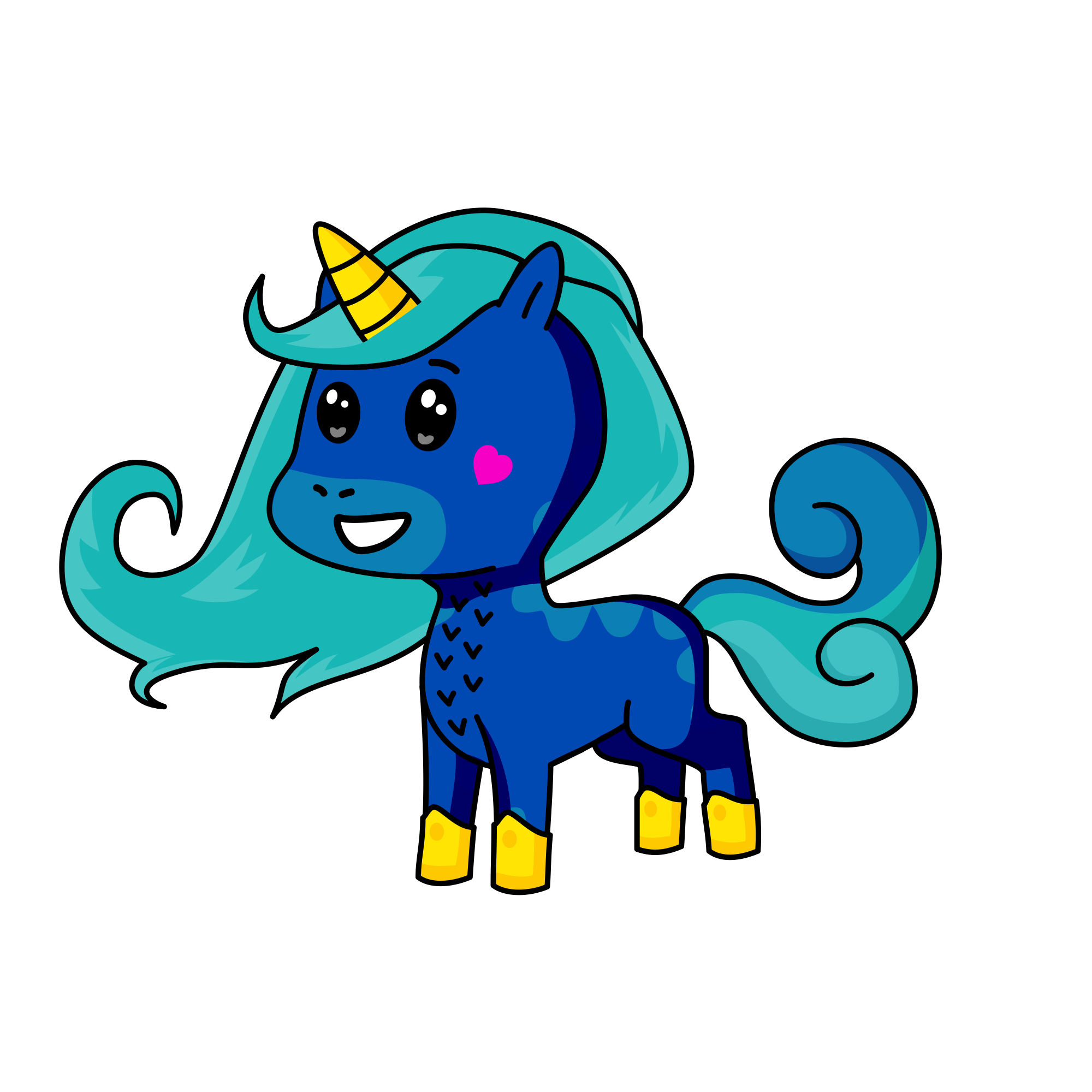 Seacorn, the unicorn
