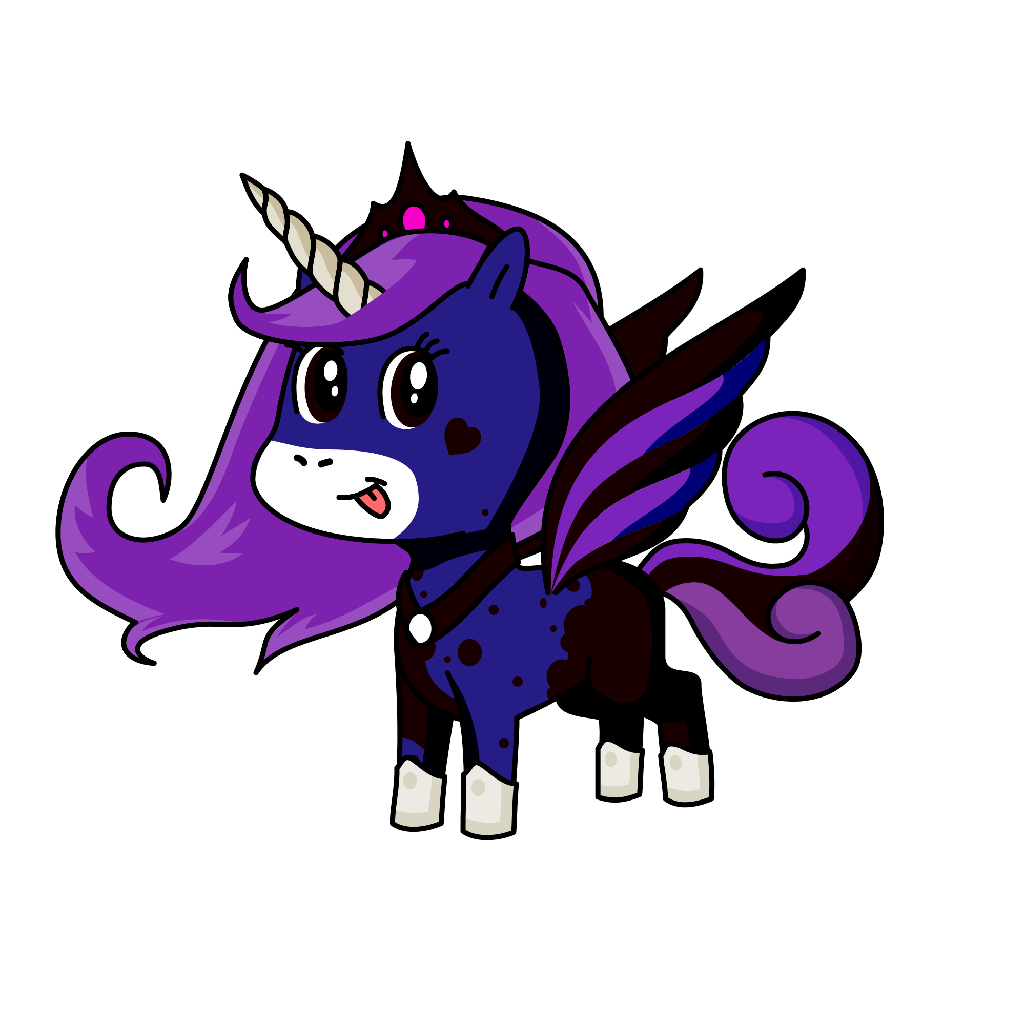 Princess Moonlight , the unicorn