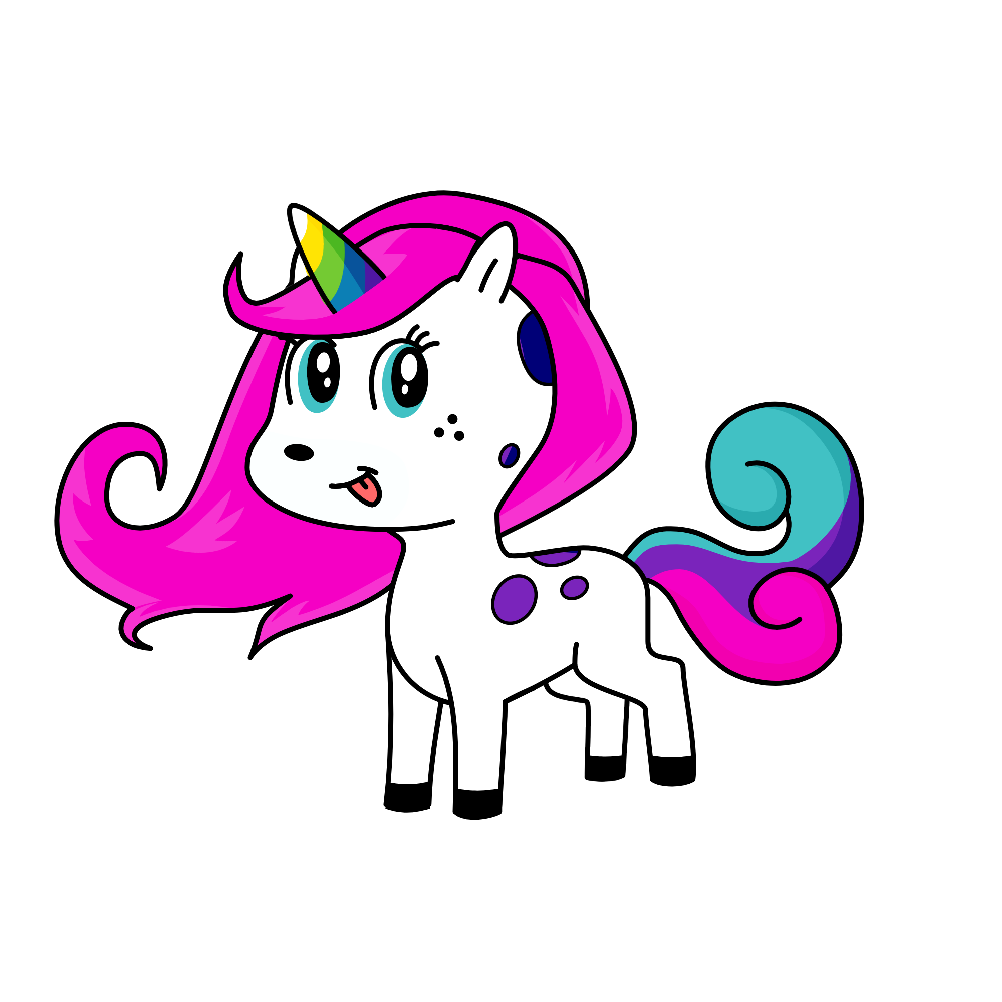 Fluffy, the unicorn