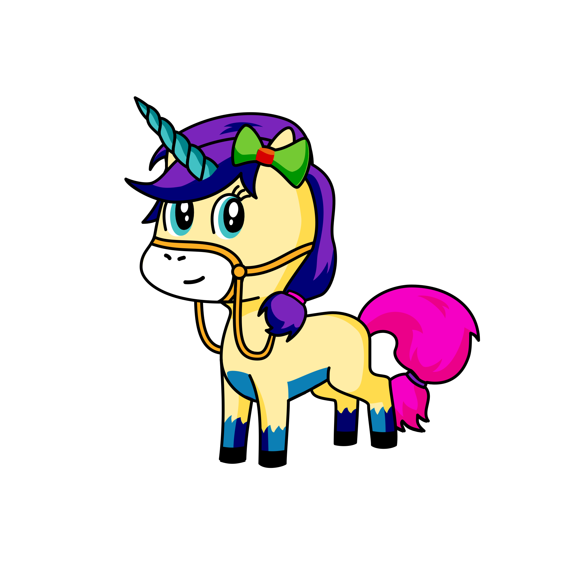 Dogolina Doggie , the unicorn