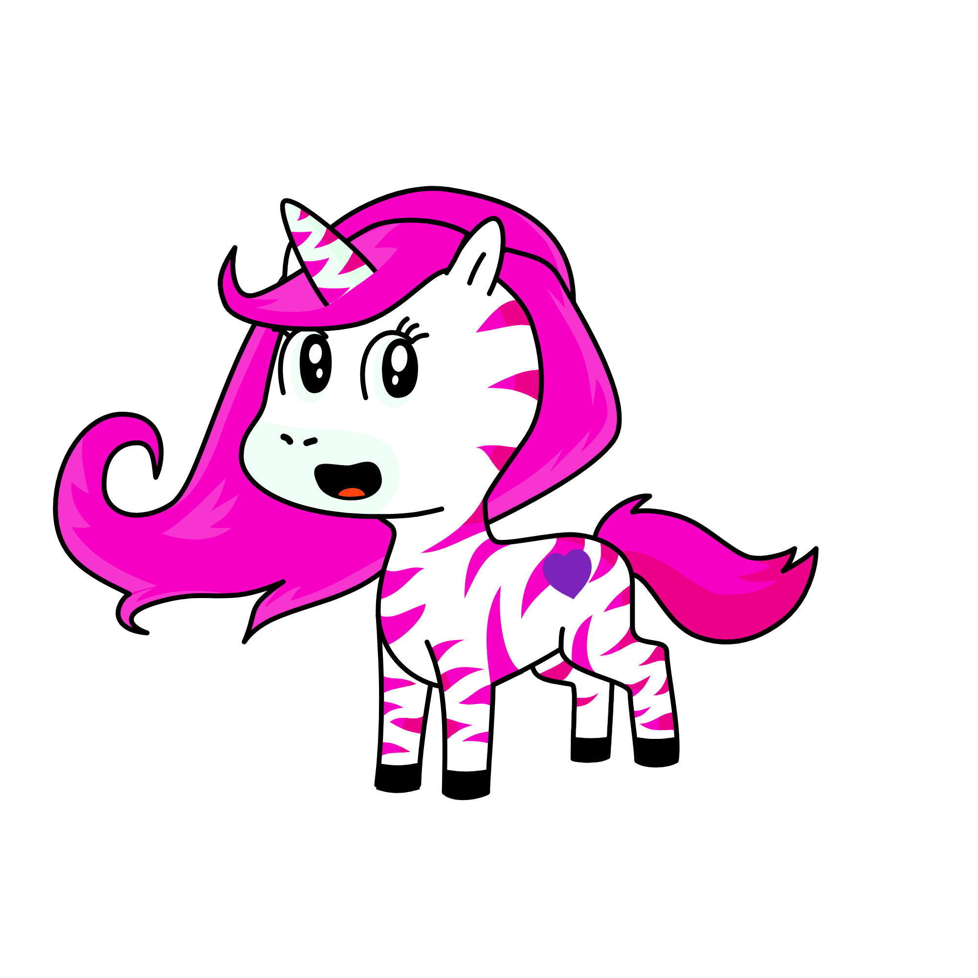 Zuzie, the unicorn