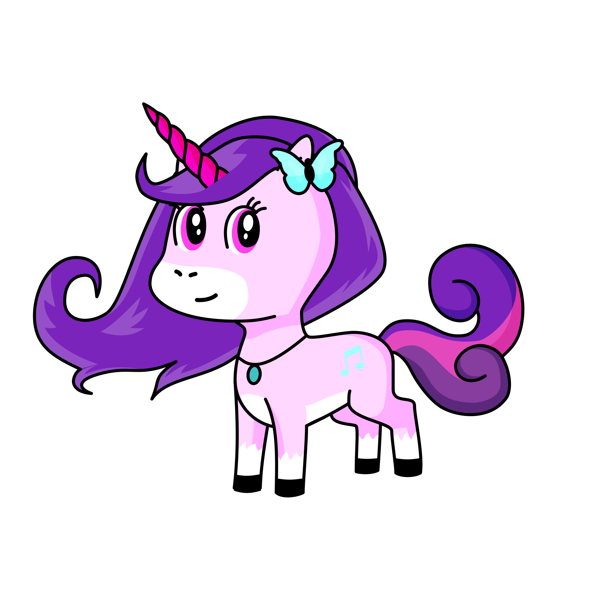 Melody , the unicorn