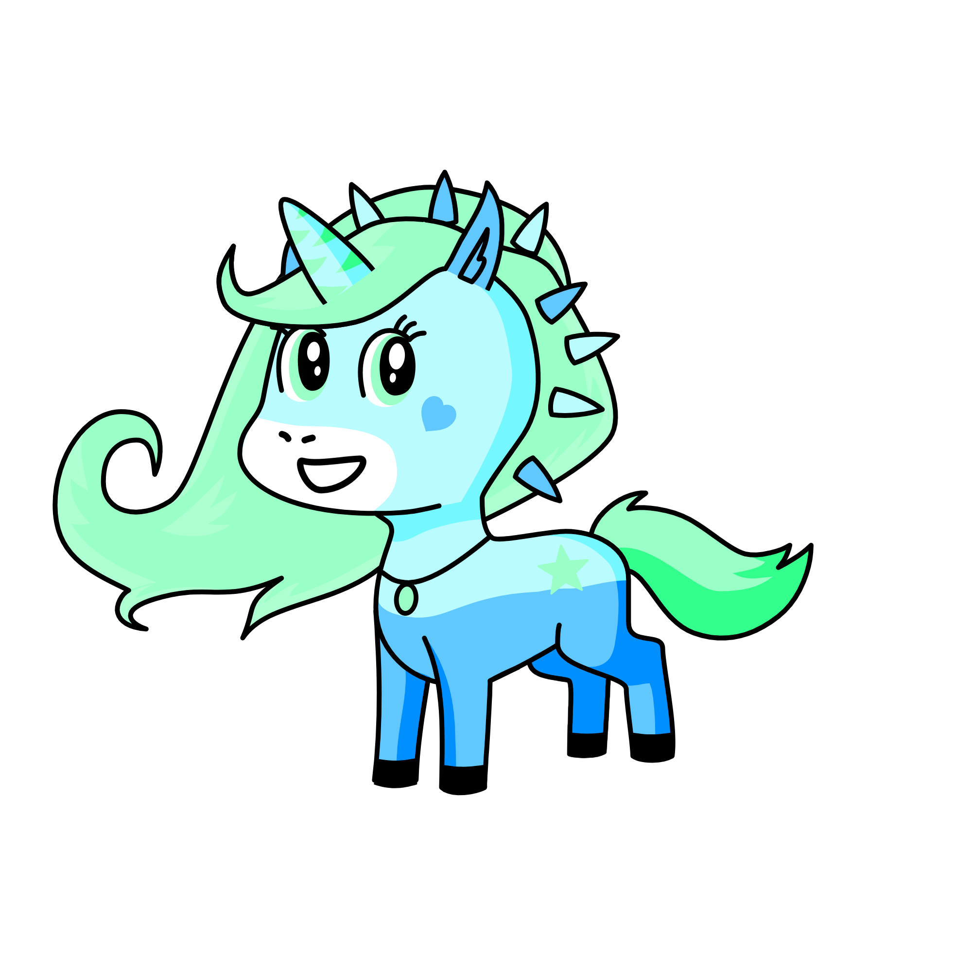 Icemint, the unicorn