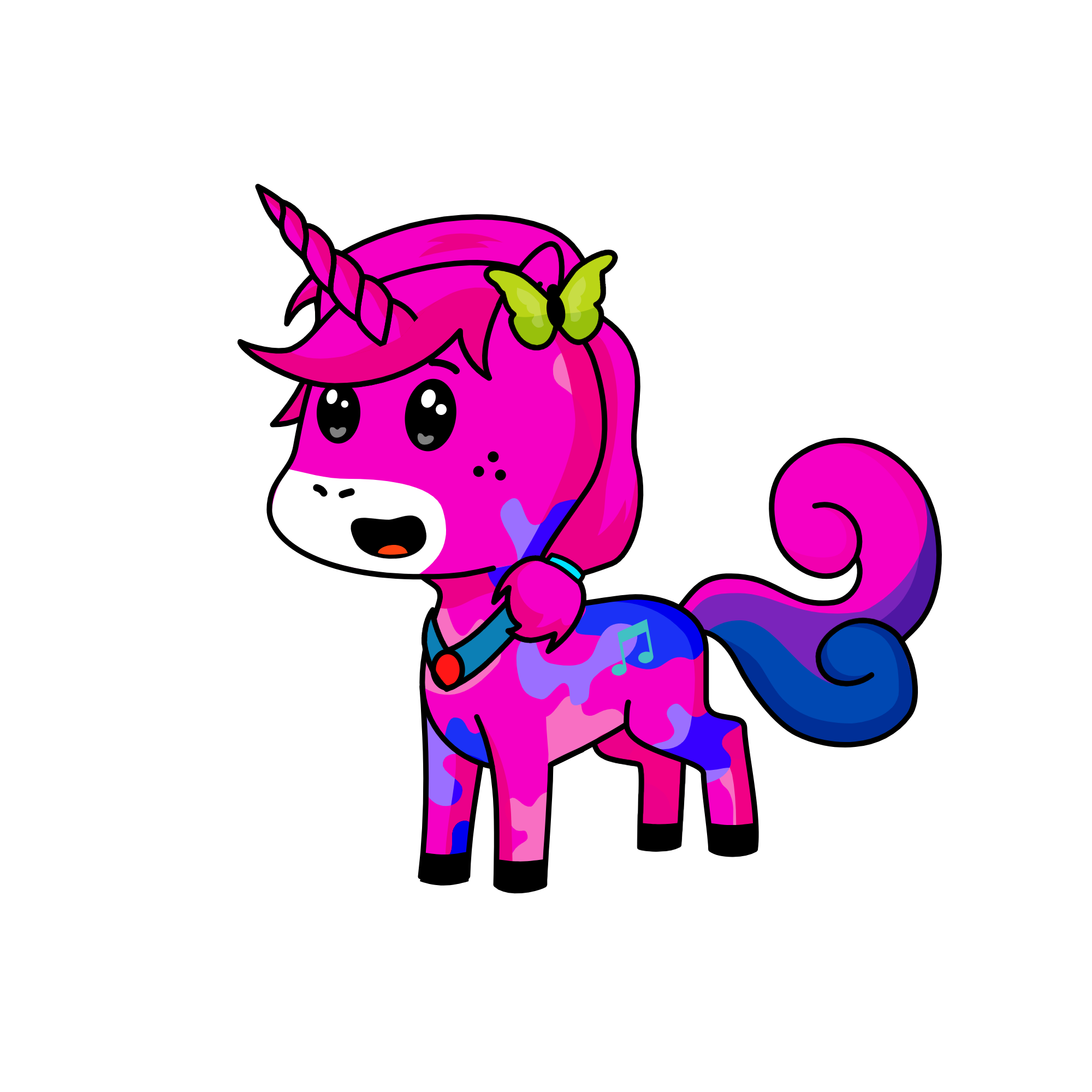 Pepi Nana, the unicorn