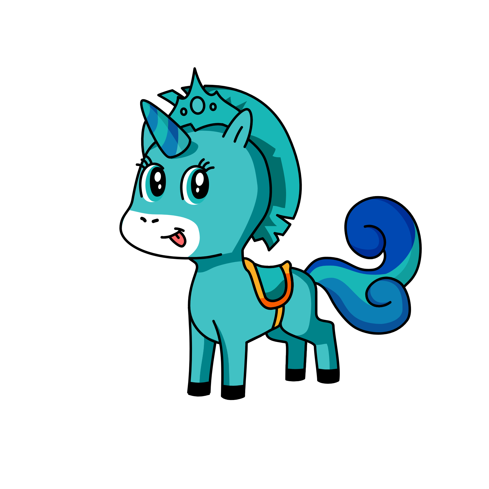 snowy, the unicorn