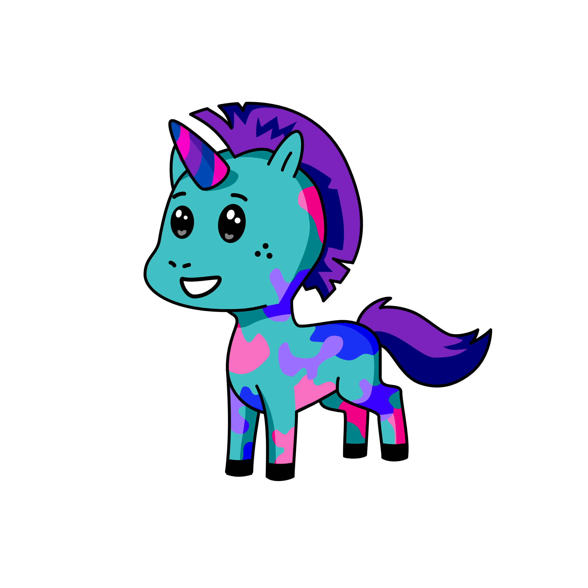 Shimmer Shamazing, the unicorn