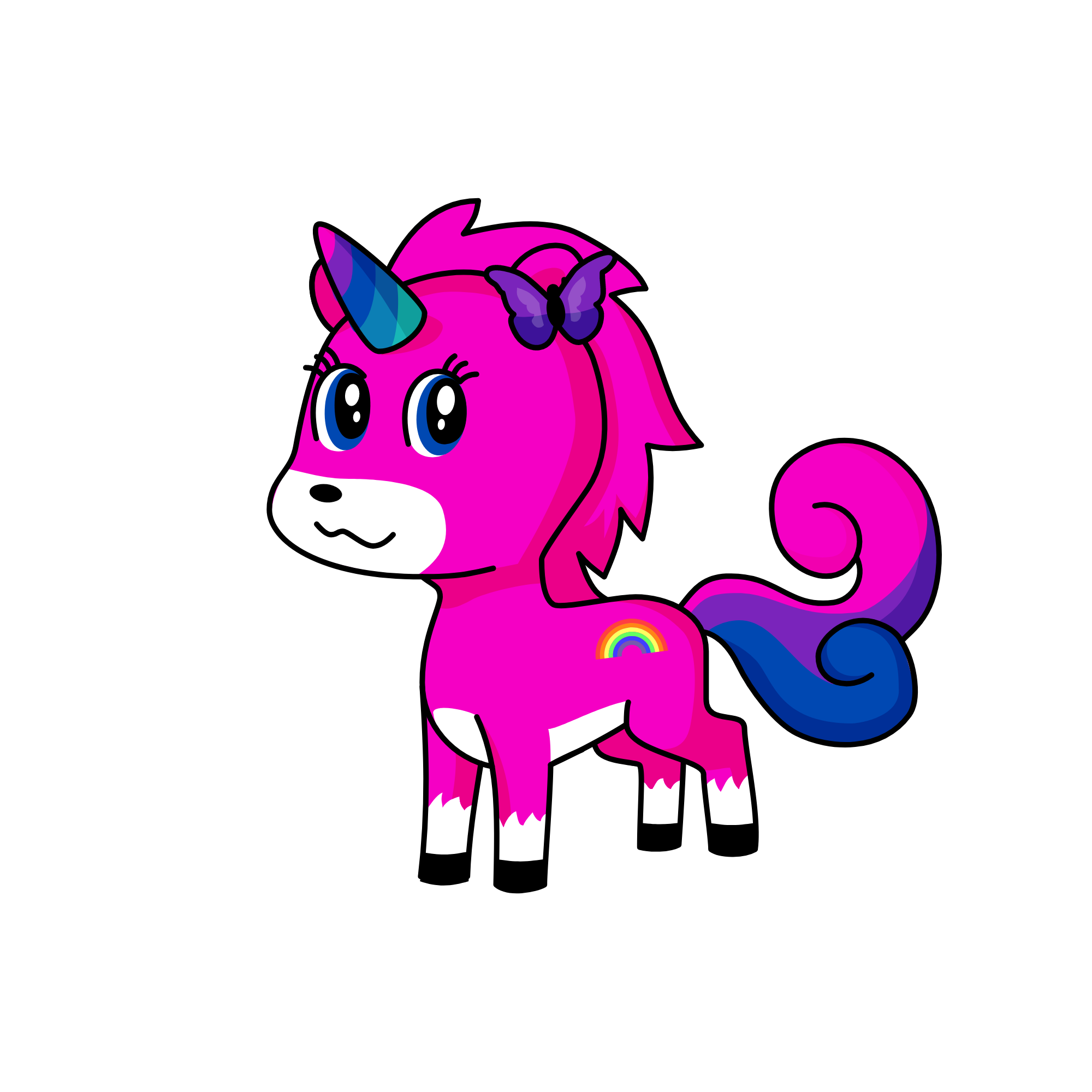 Rabbit, the unicorn