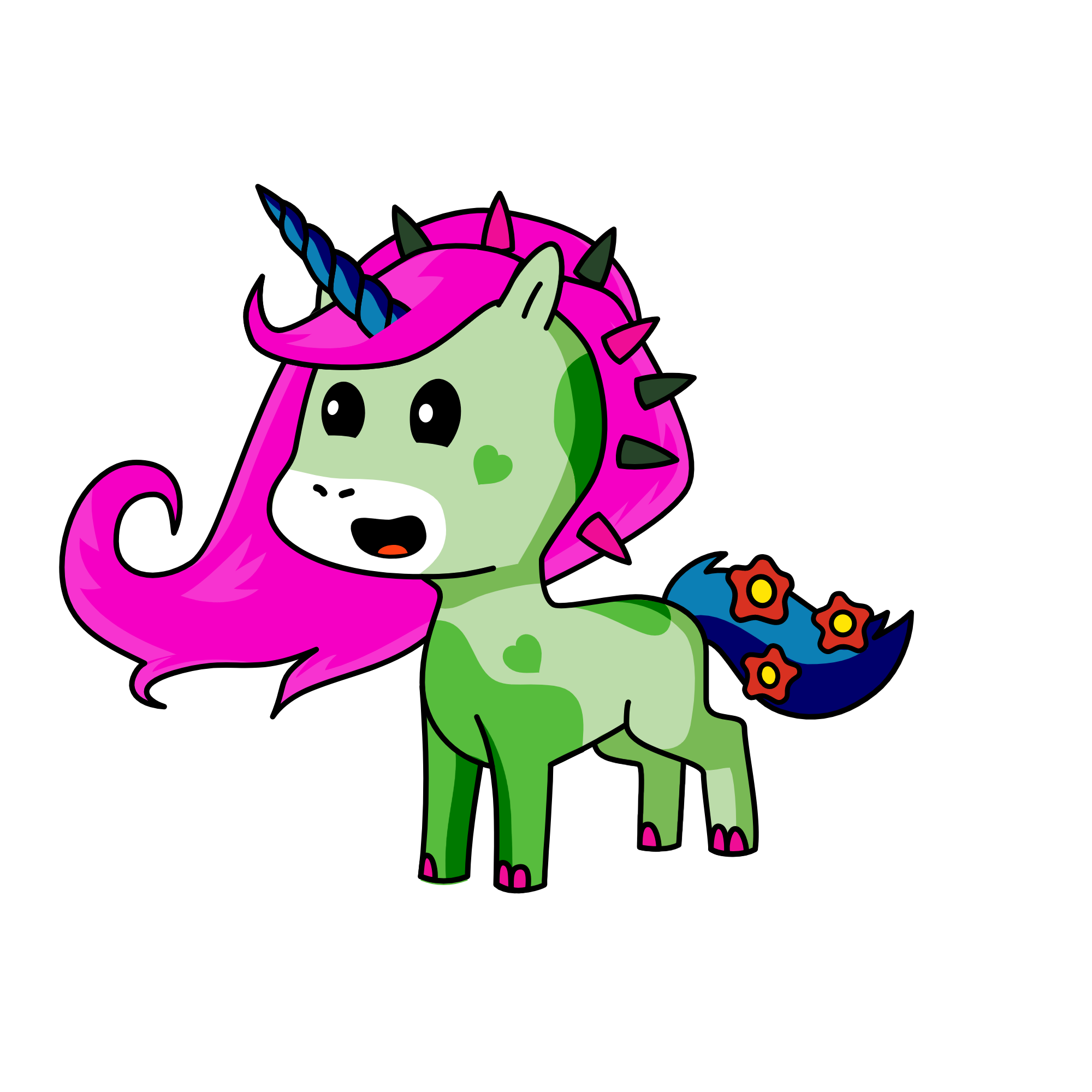 Dreamy, the unicorn