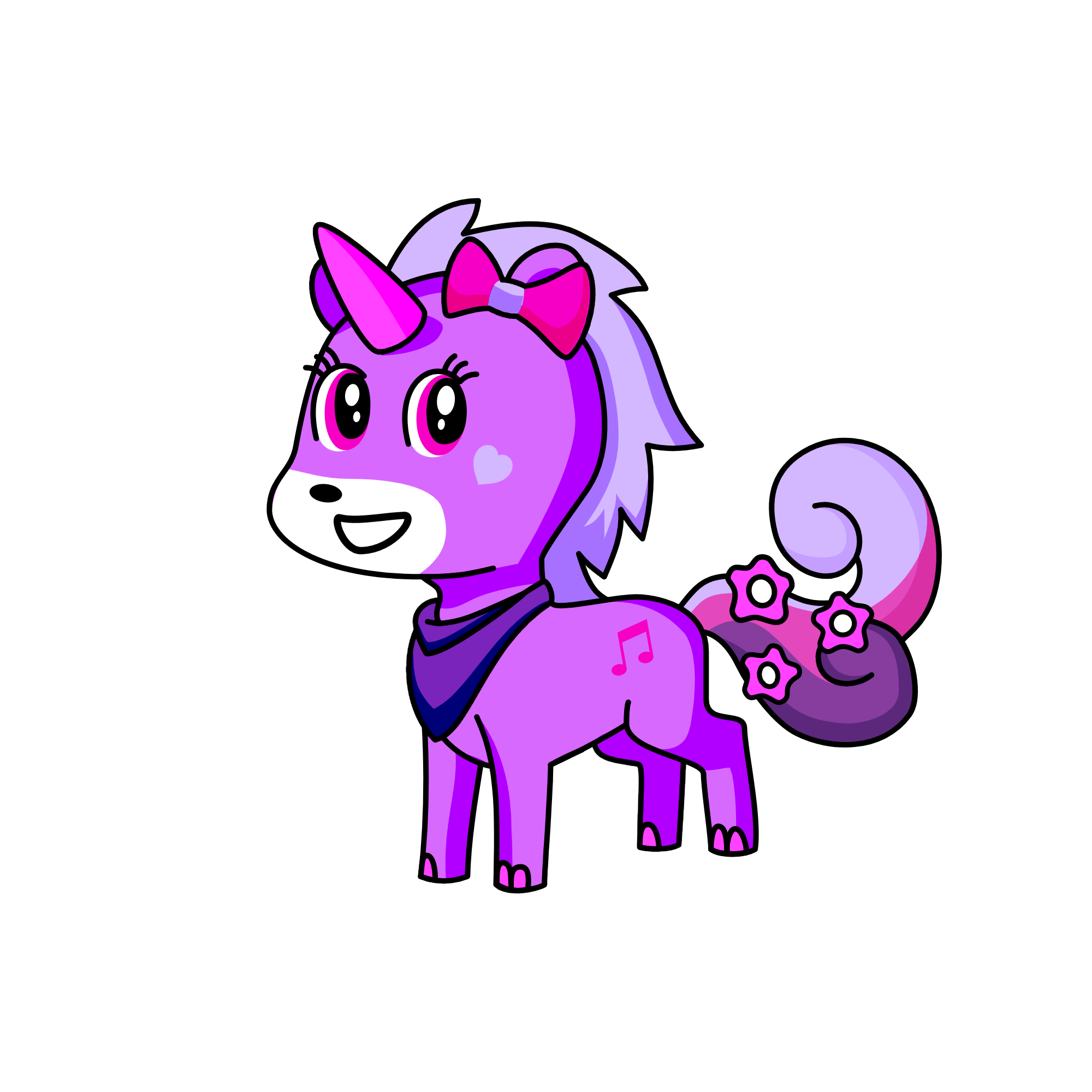 Music, the unicorn