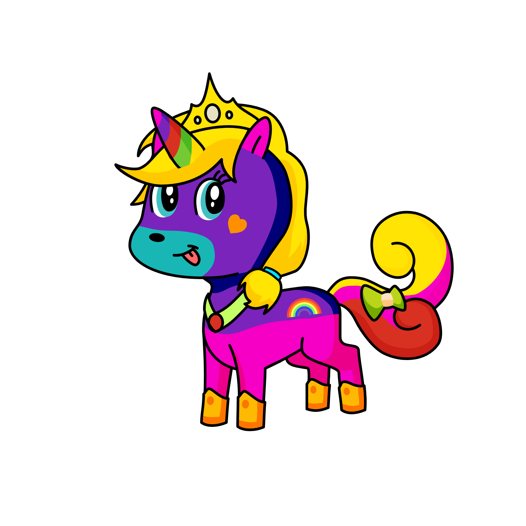 CUTE UNICORN, the unicorn