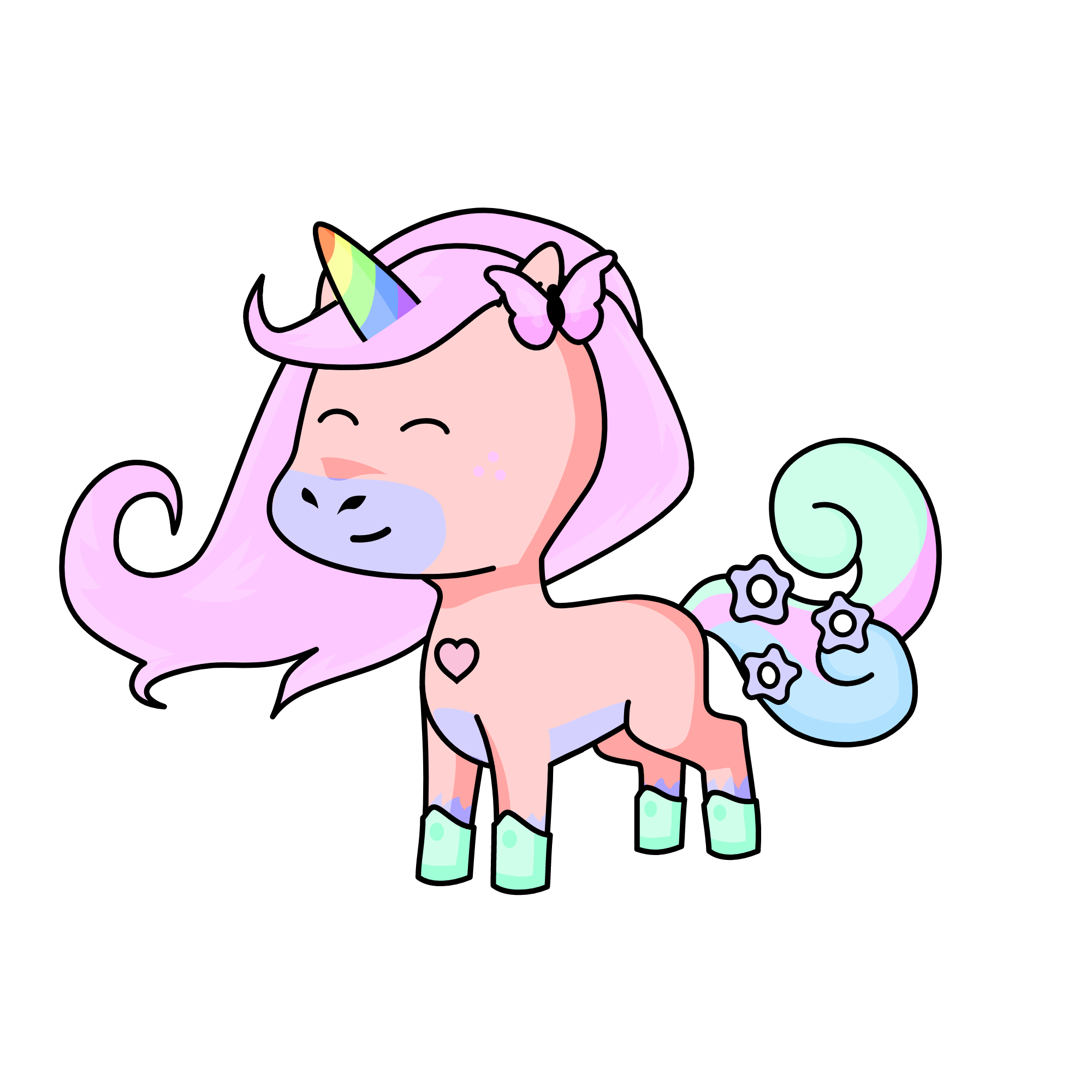 Pastella, the unicorn