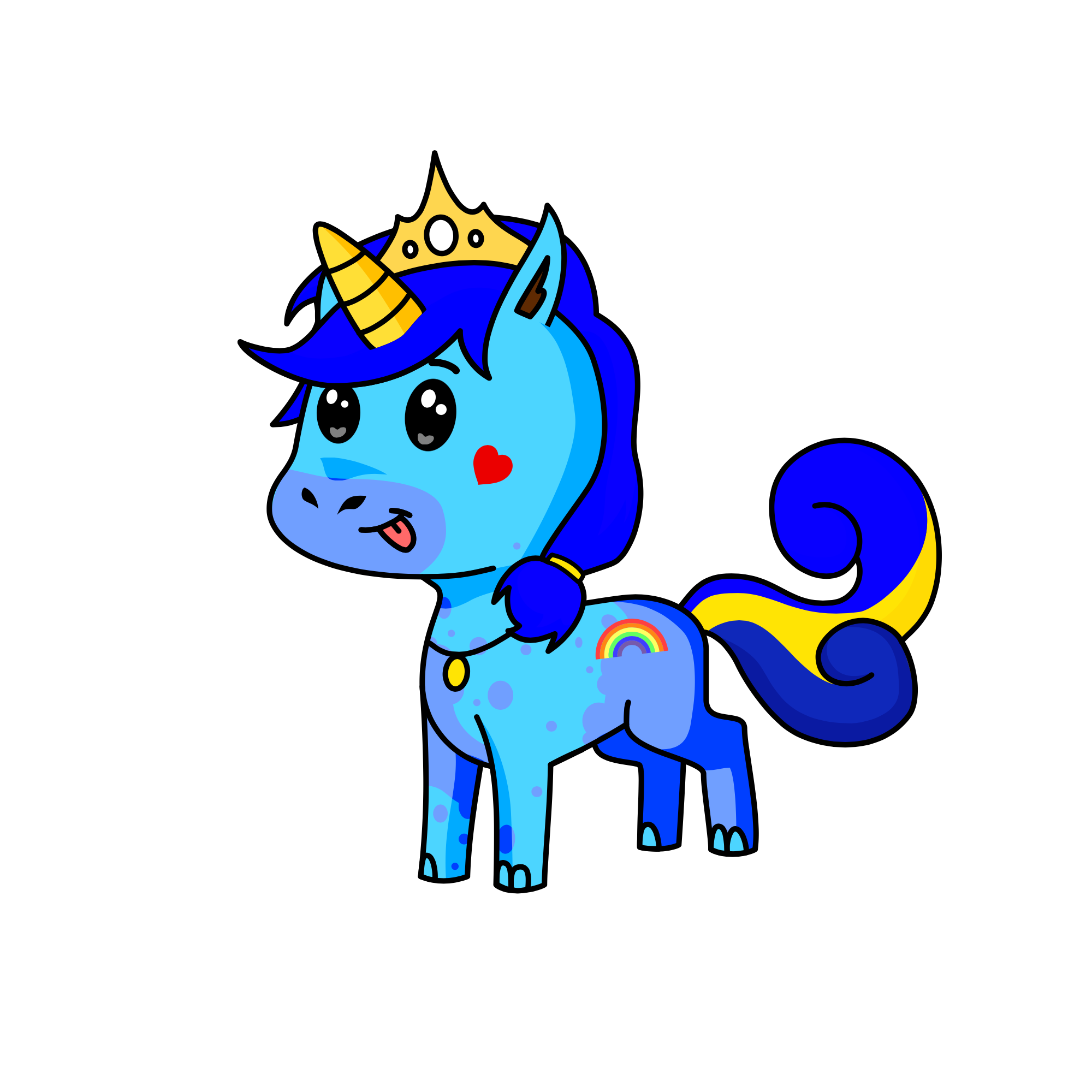 bluie, the unicorn
