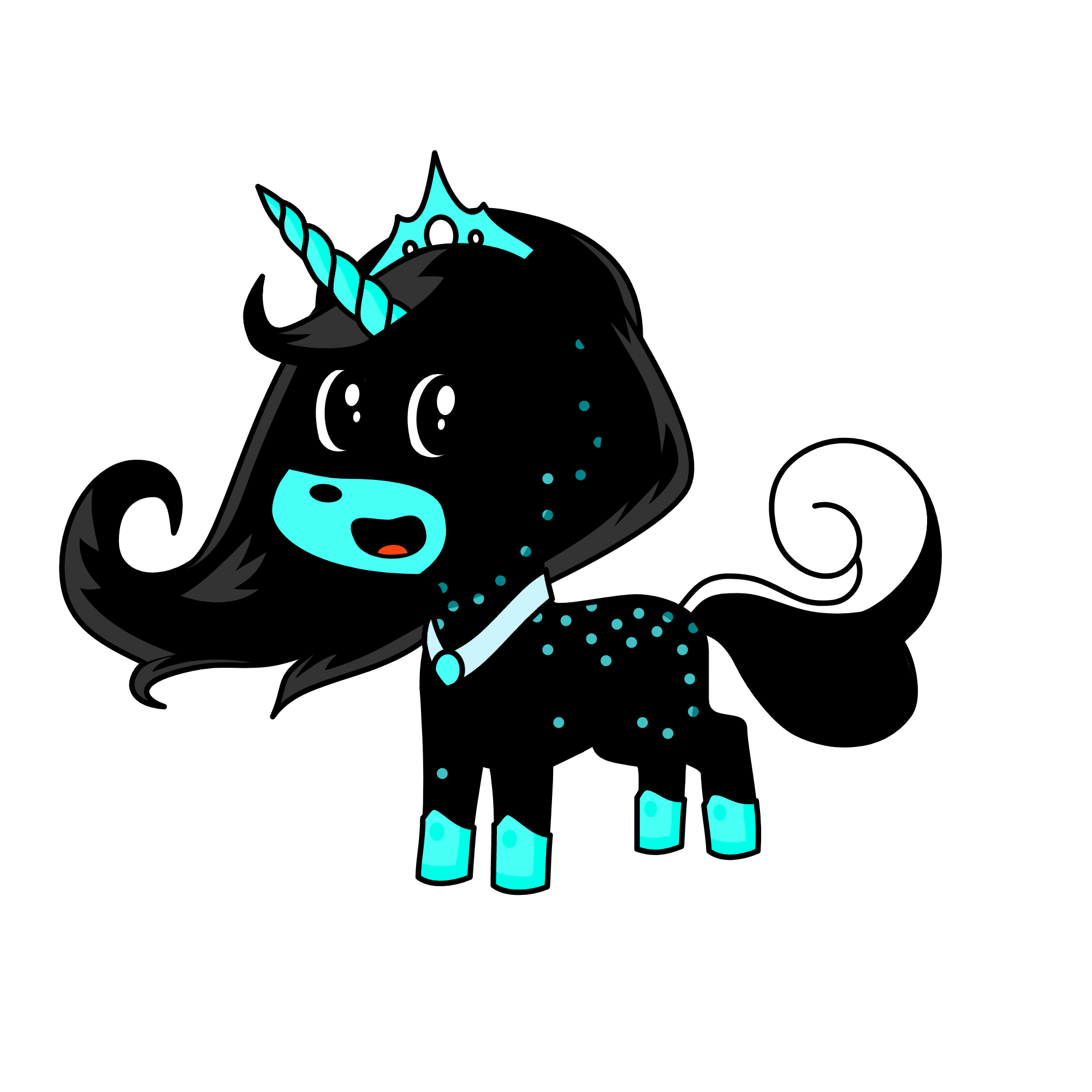 Moonlight, the unicorn