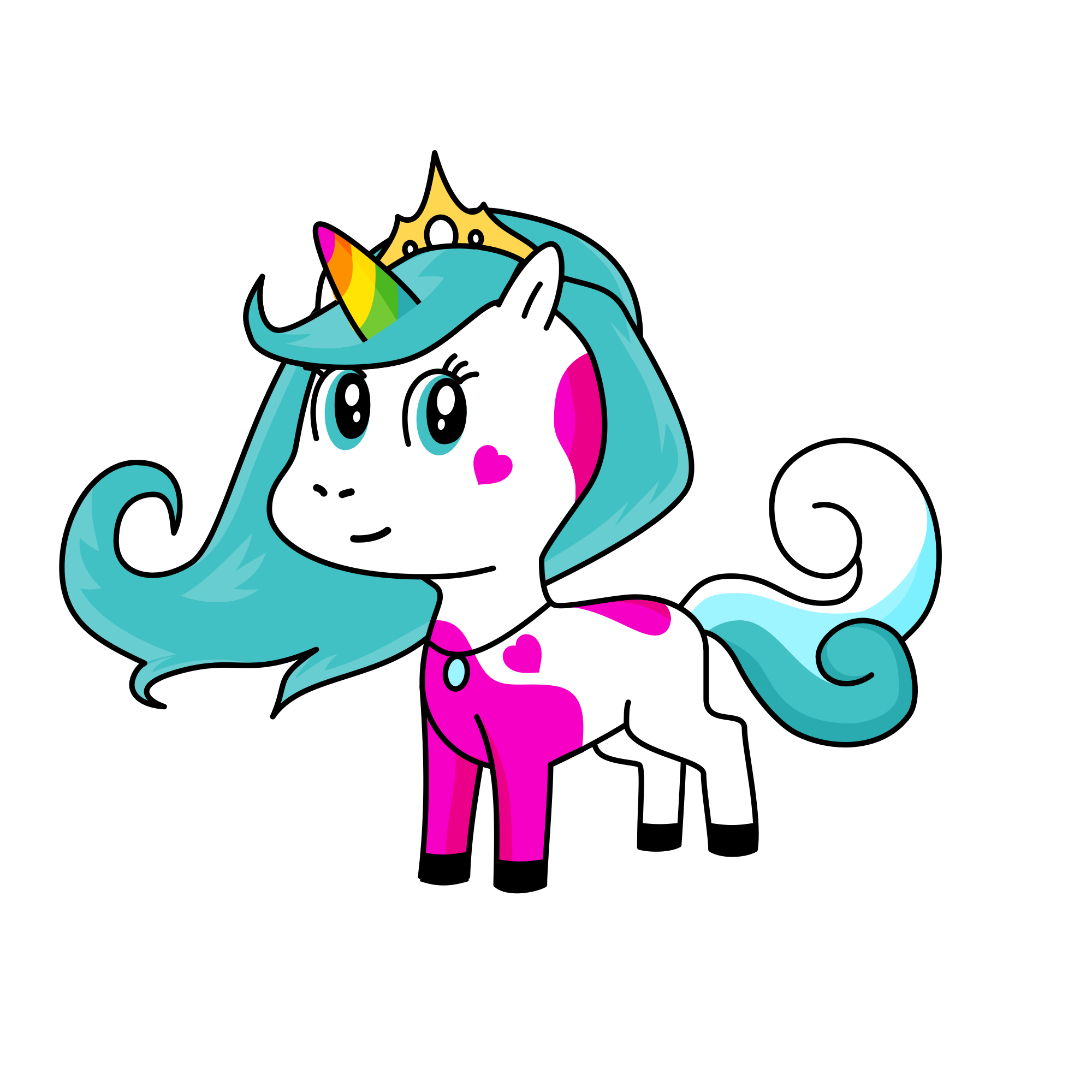 Minty, the unicorn