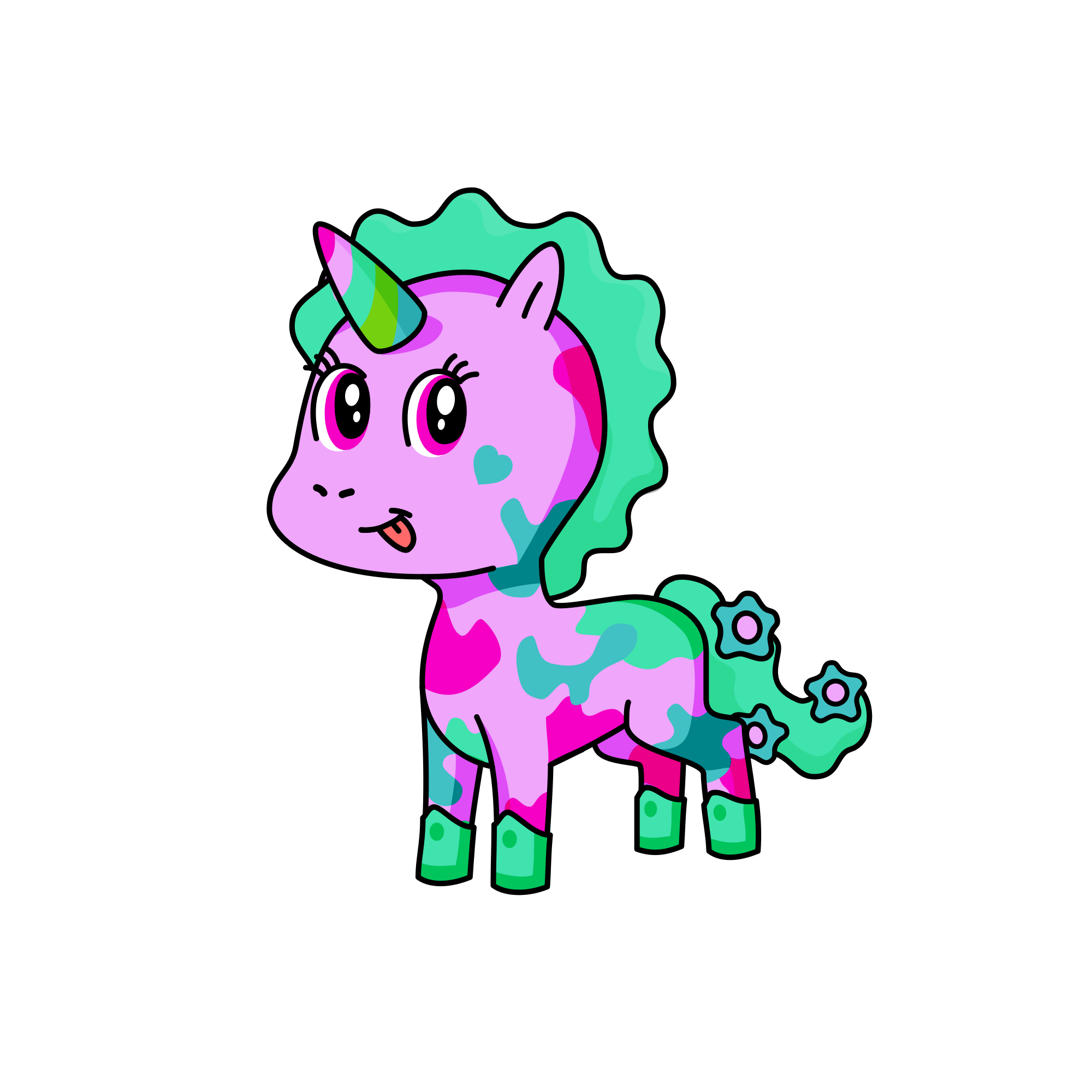 Cotton Candy, the unicorn