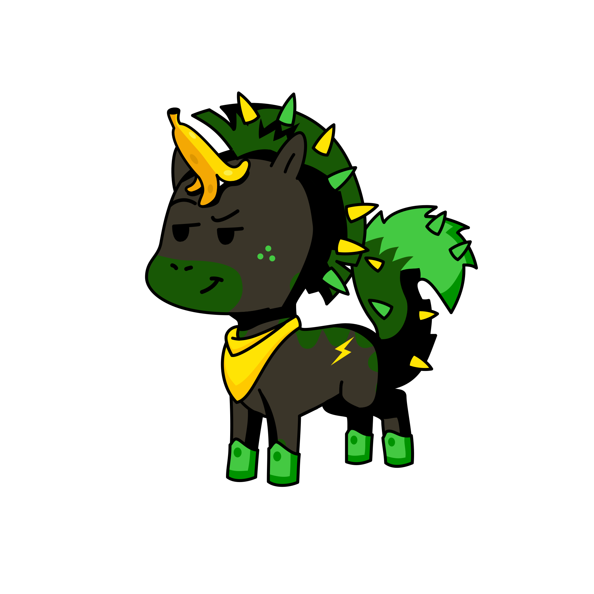 Trash, the unicorn