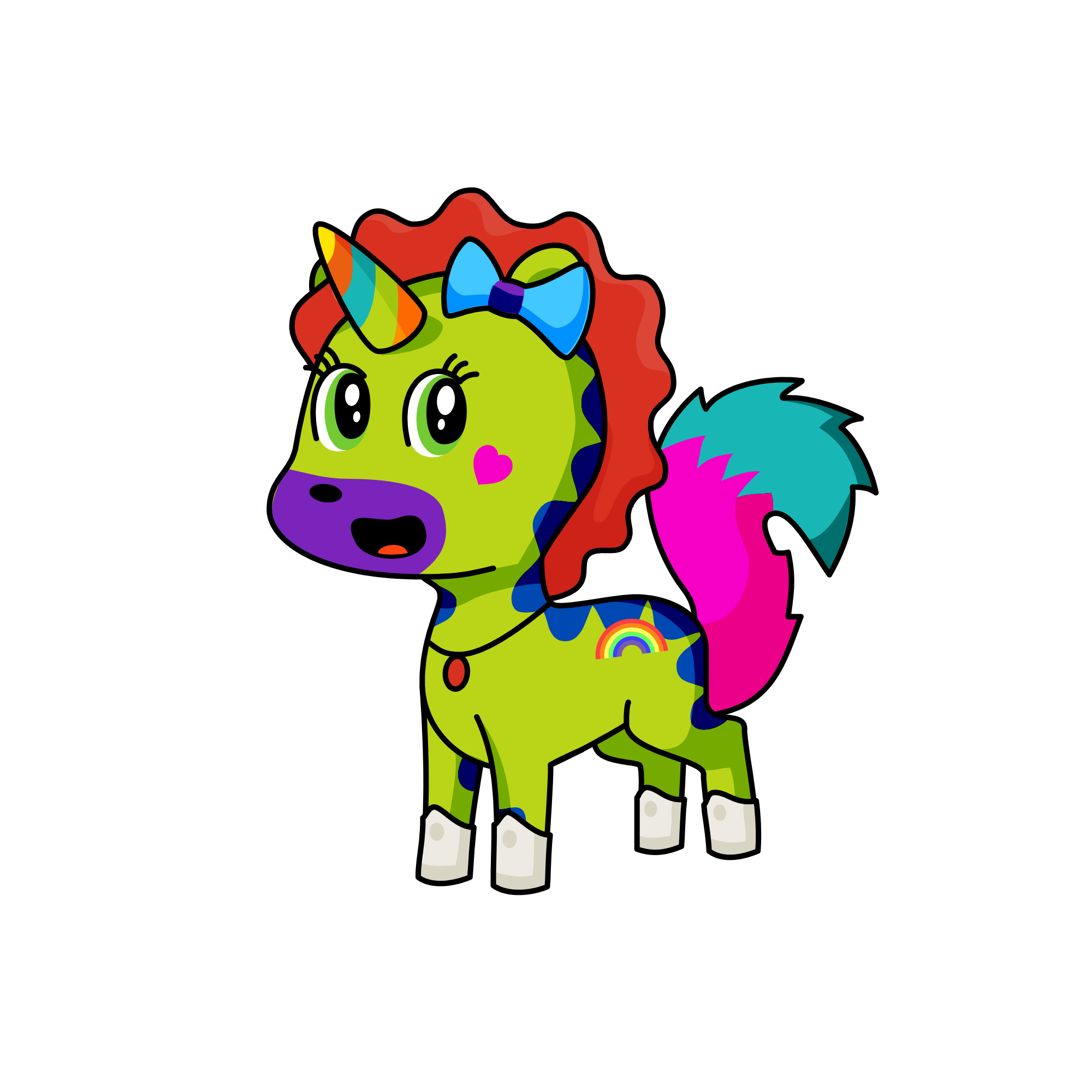 Idk what to put #peachy squad?, the unicorn