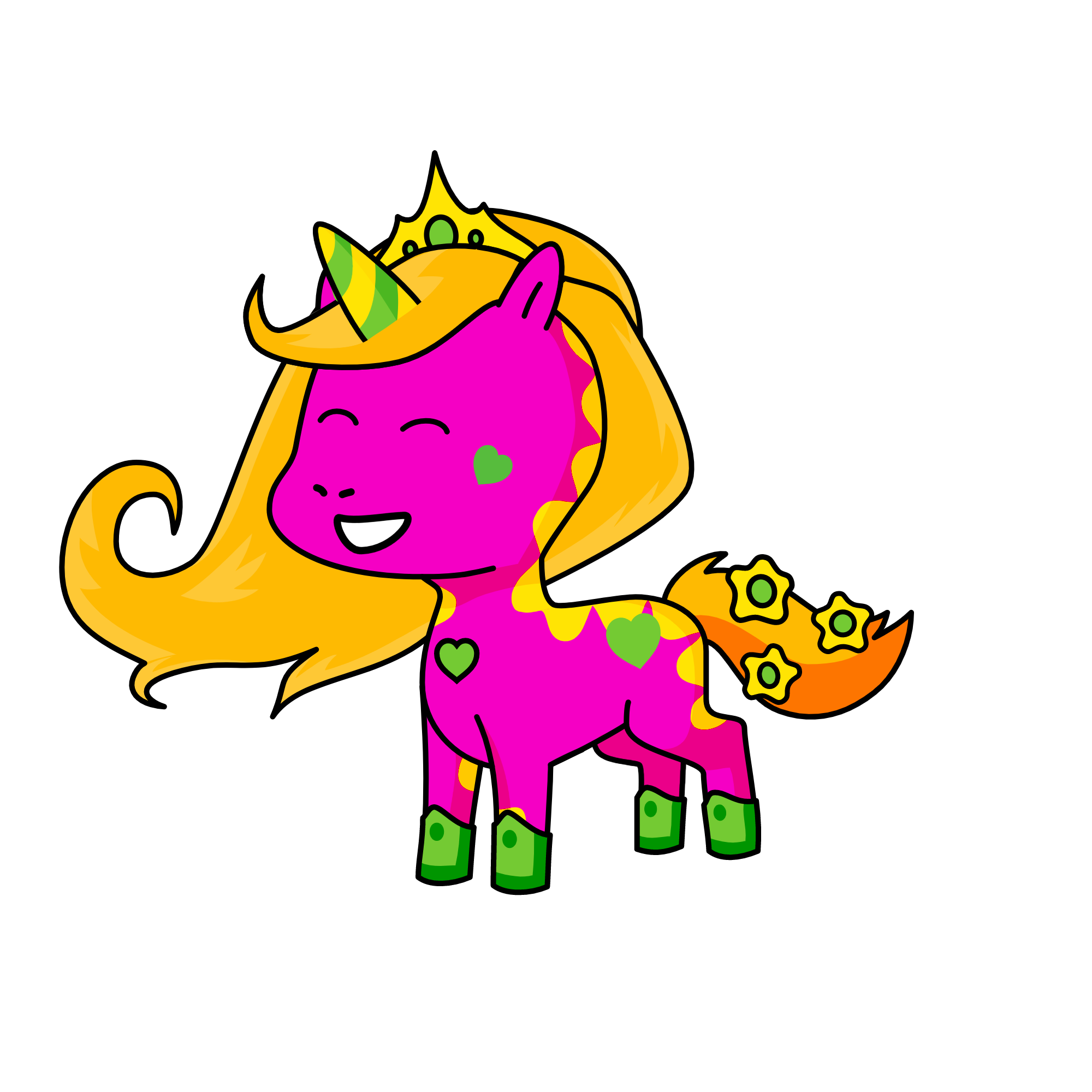 Princess Lisa of Easter Visual, the unicorn