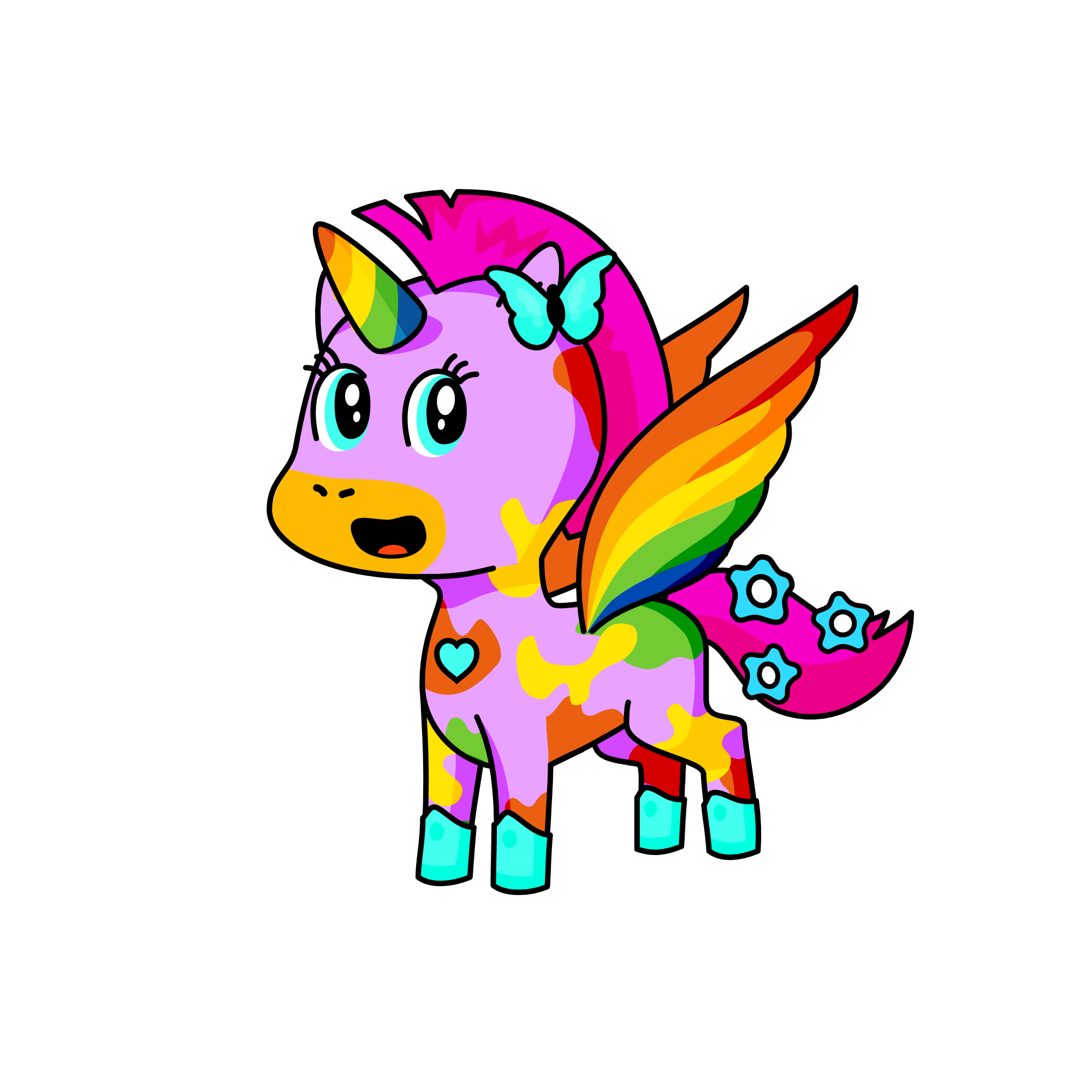 PAPILLION, the unicorn