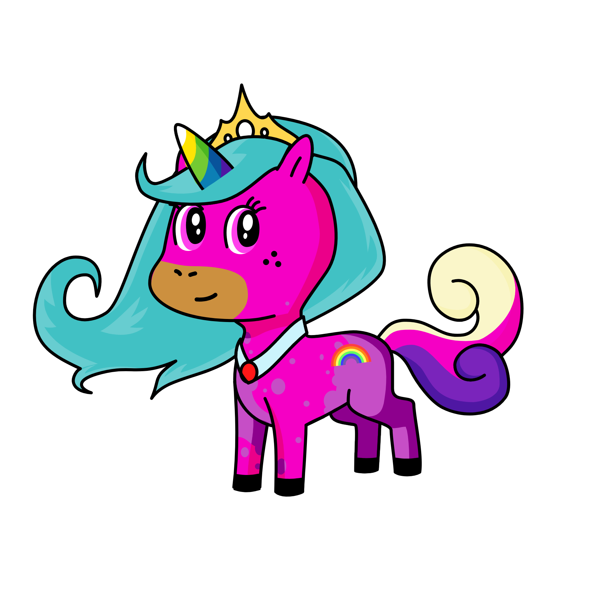Super sparkle, the unicorn