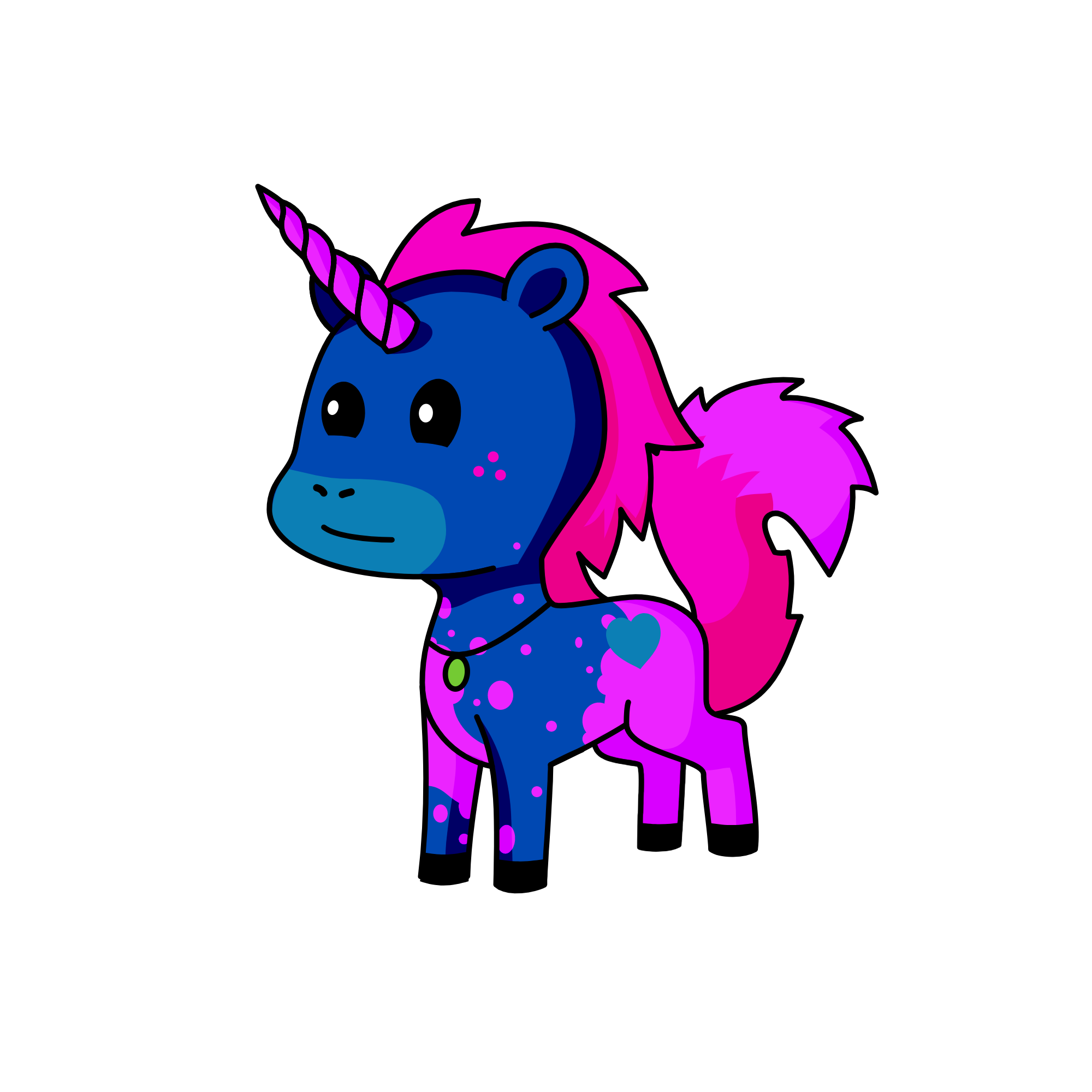 bubblegum, the unicorn