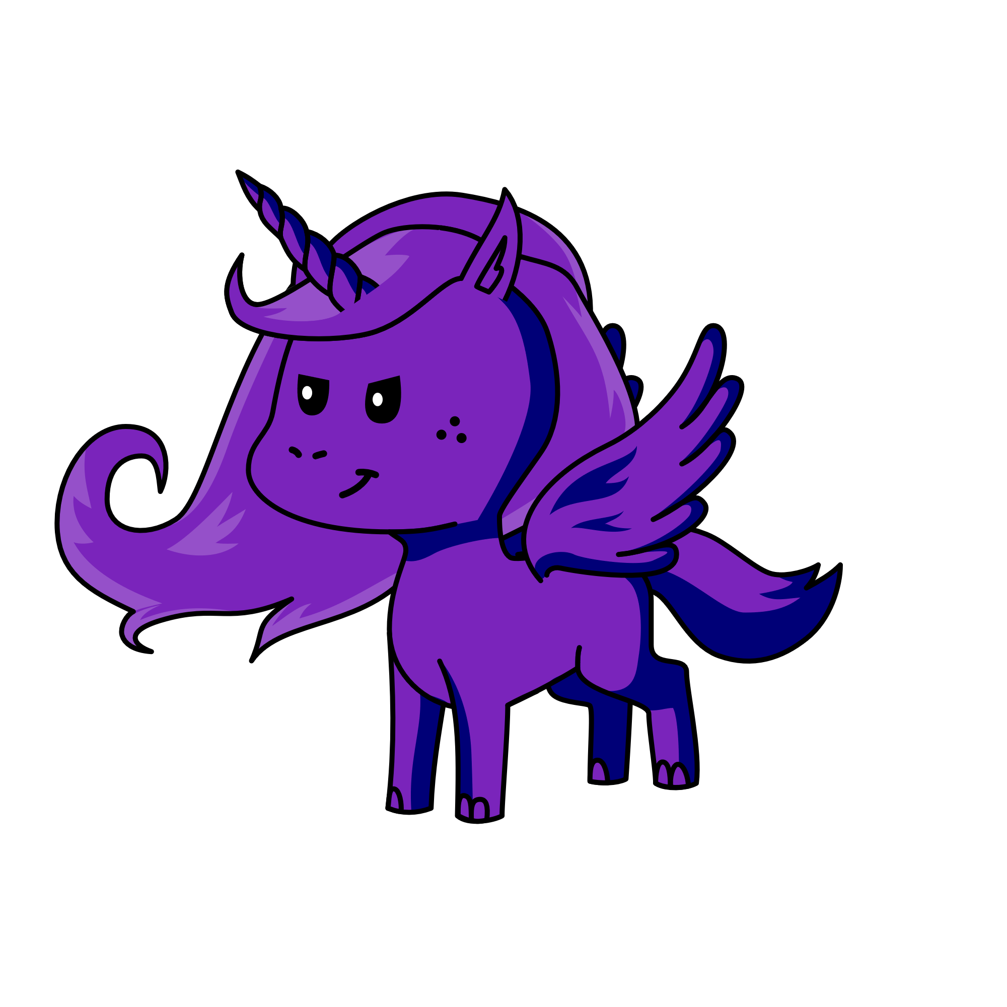violetta vivina varnia vivian vivolena violet, the unicorn