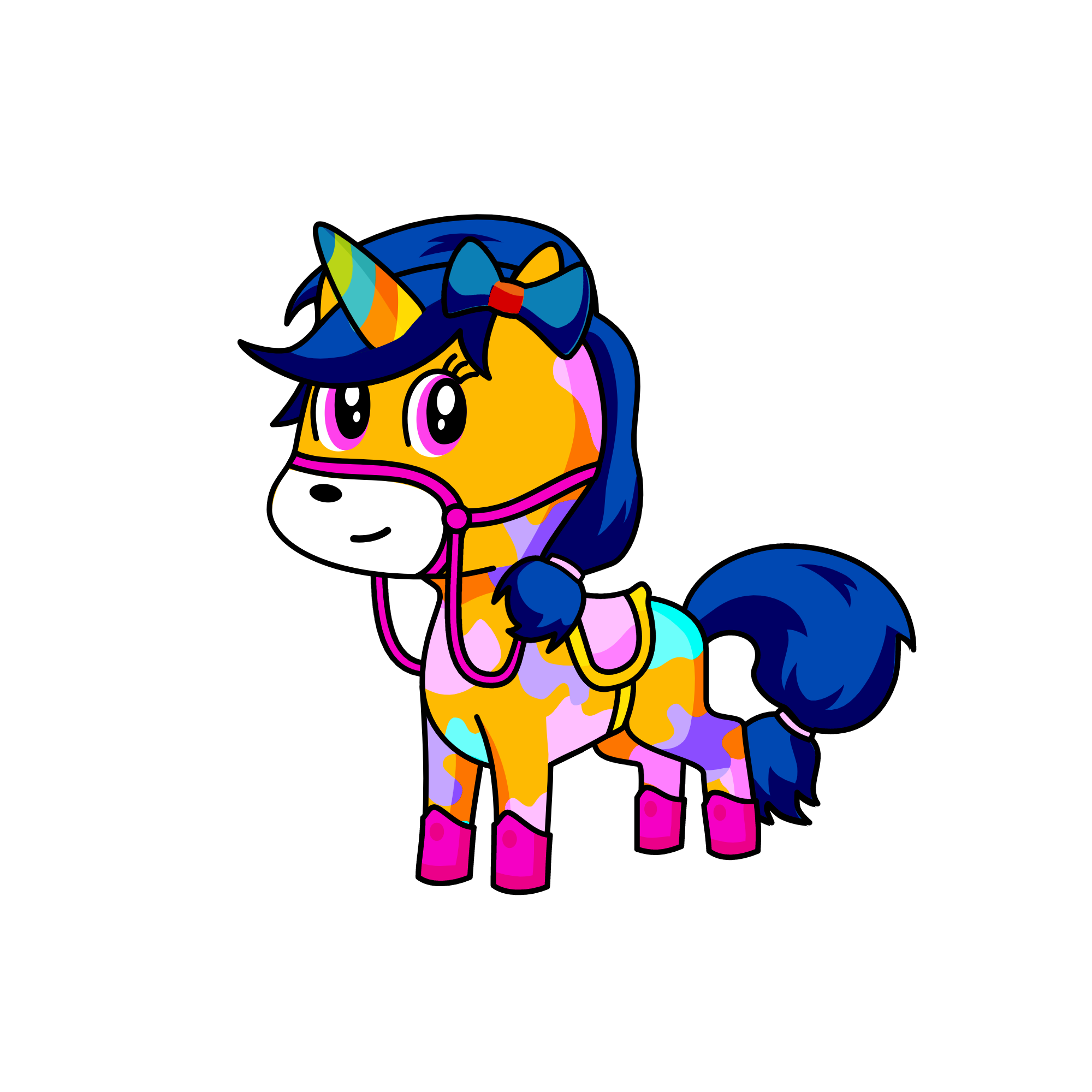Cupcakes, the unicorn