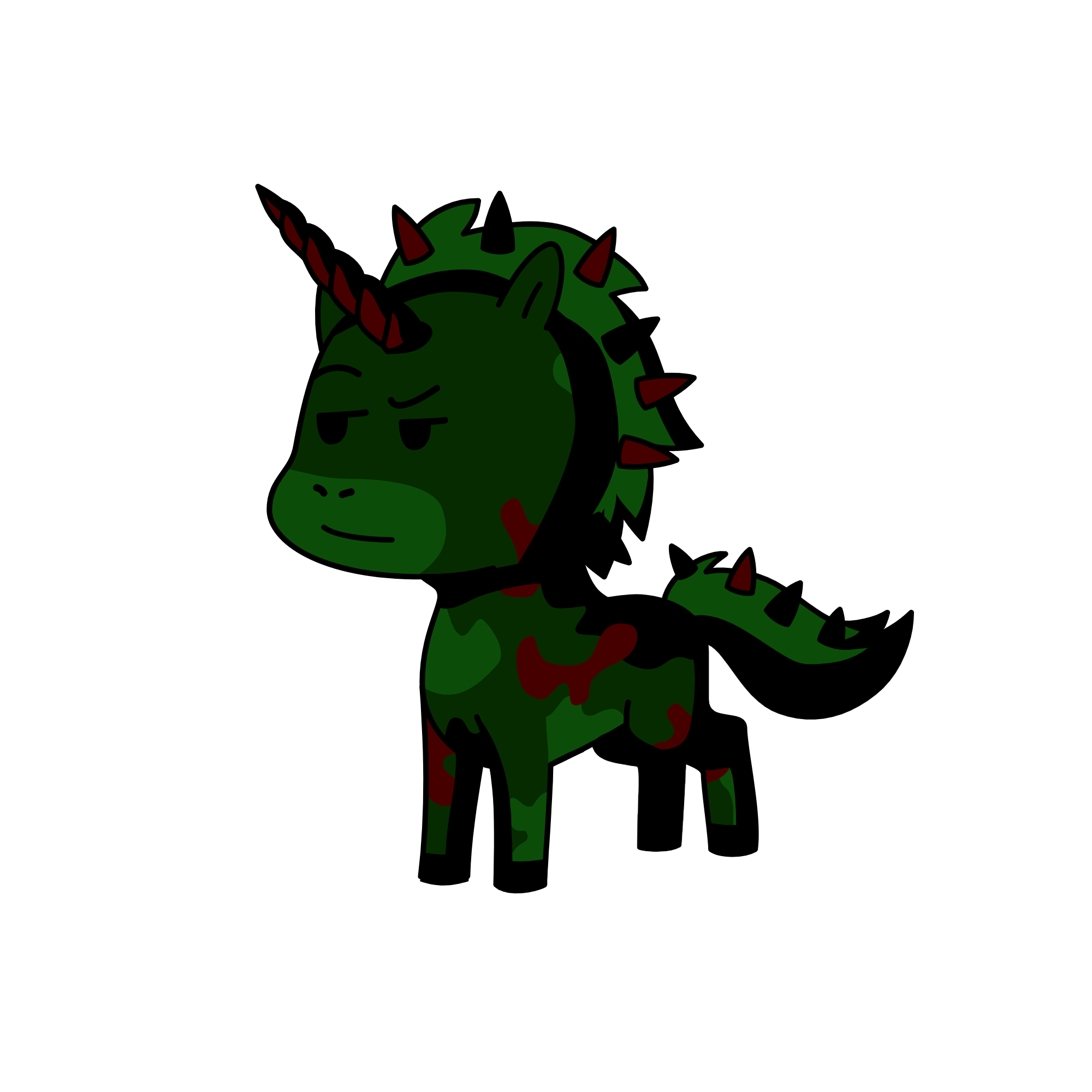 hidden-corn, the unicorn