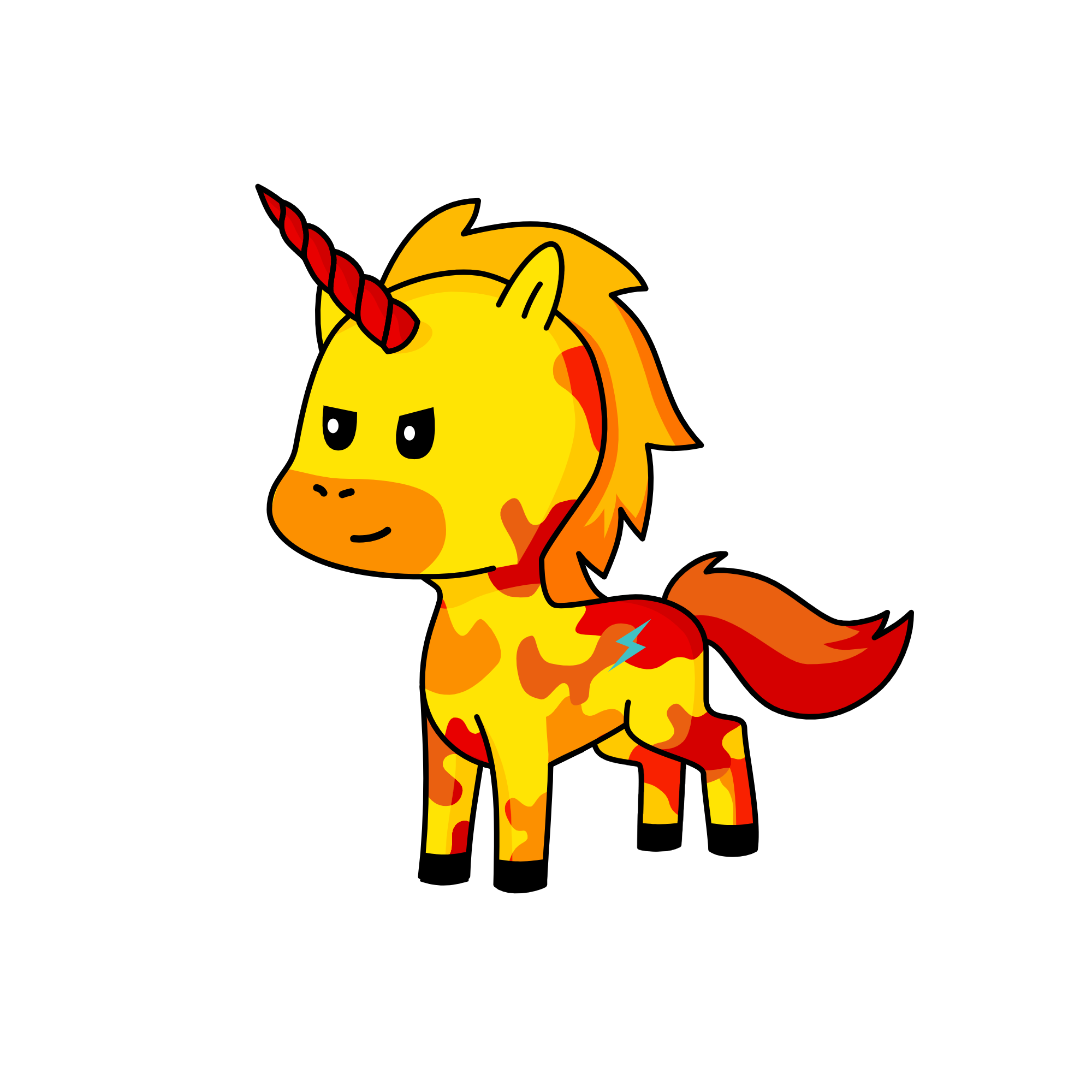 Fire Merch, the unicorn