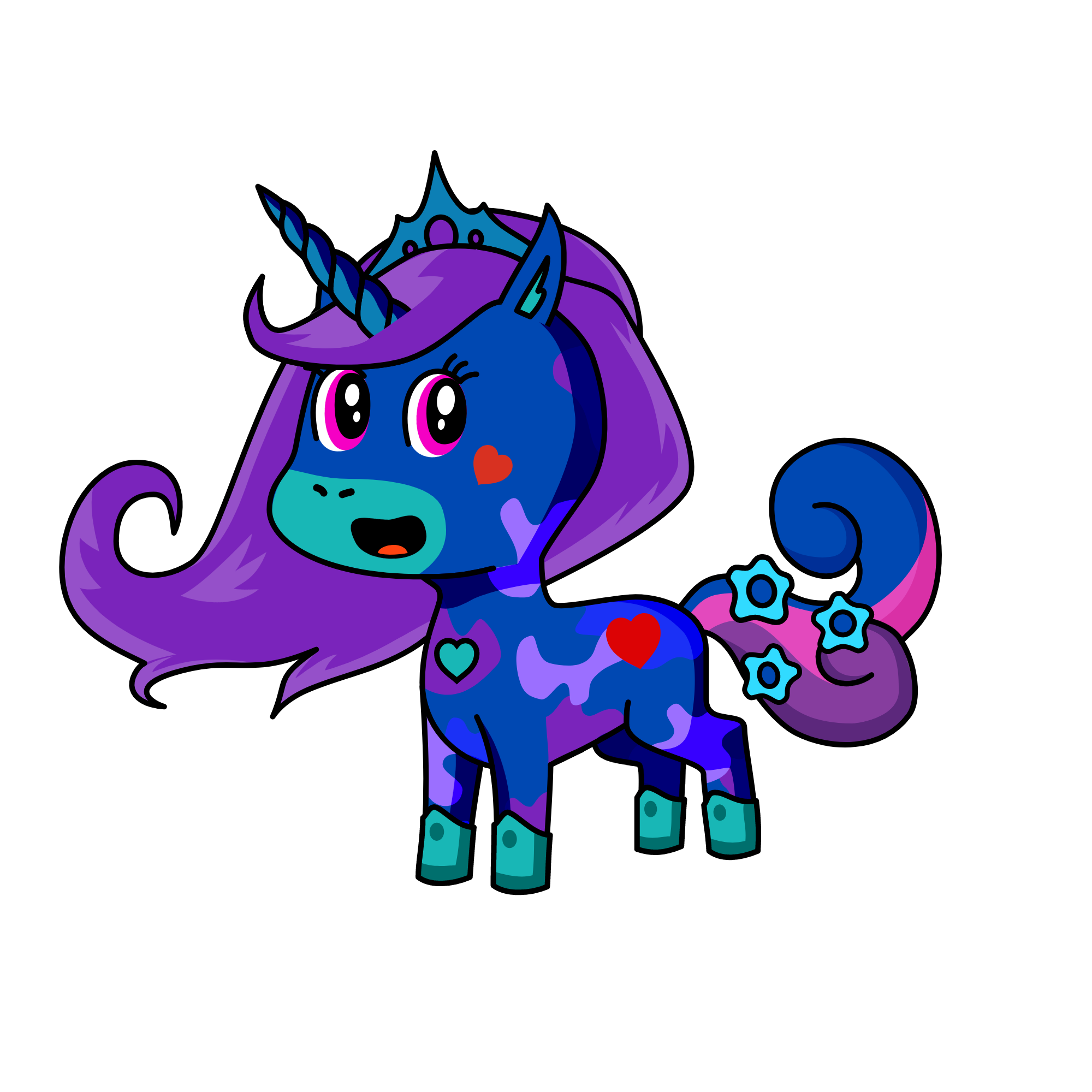 Galaxy unicorn, the unicorn