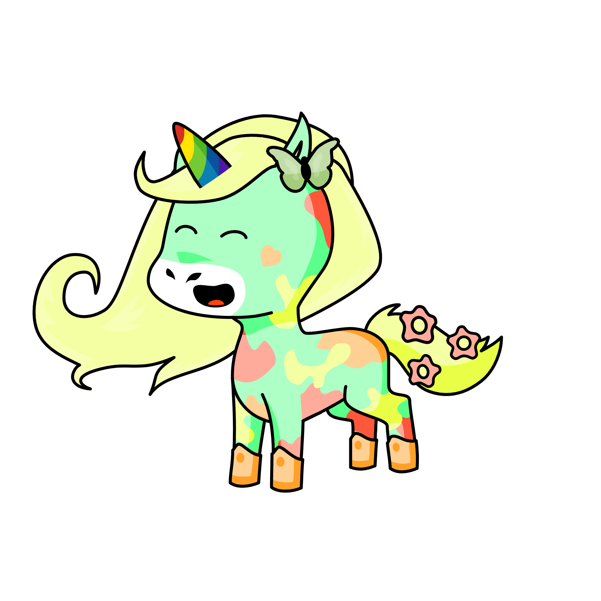Easteria, the unicorn