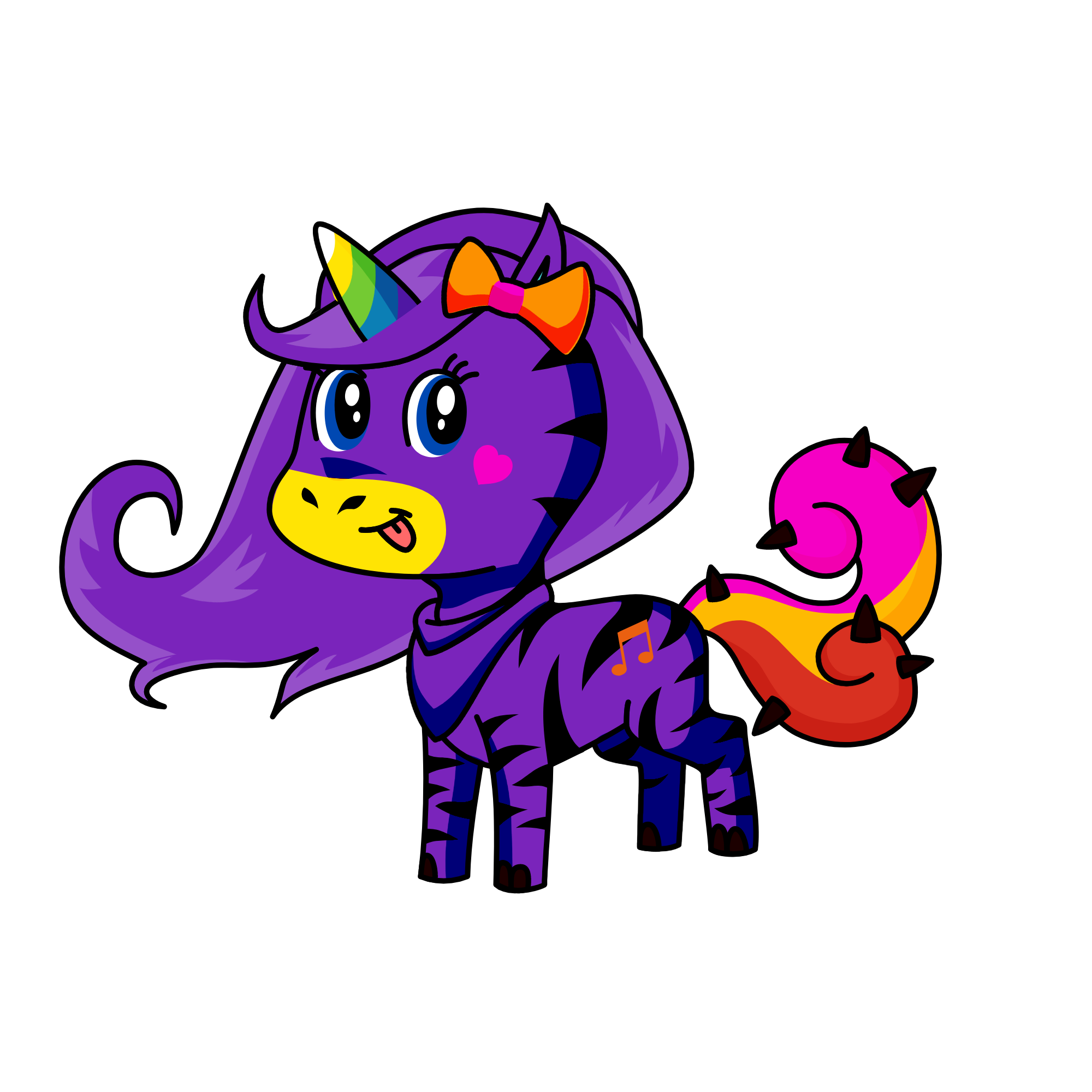 BendyJrGamercorns, the unicorn