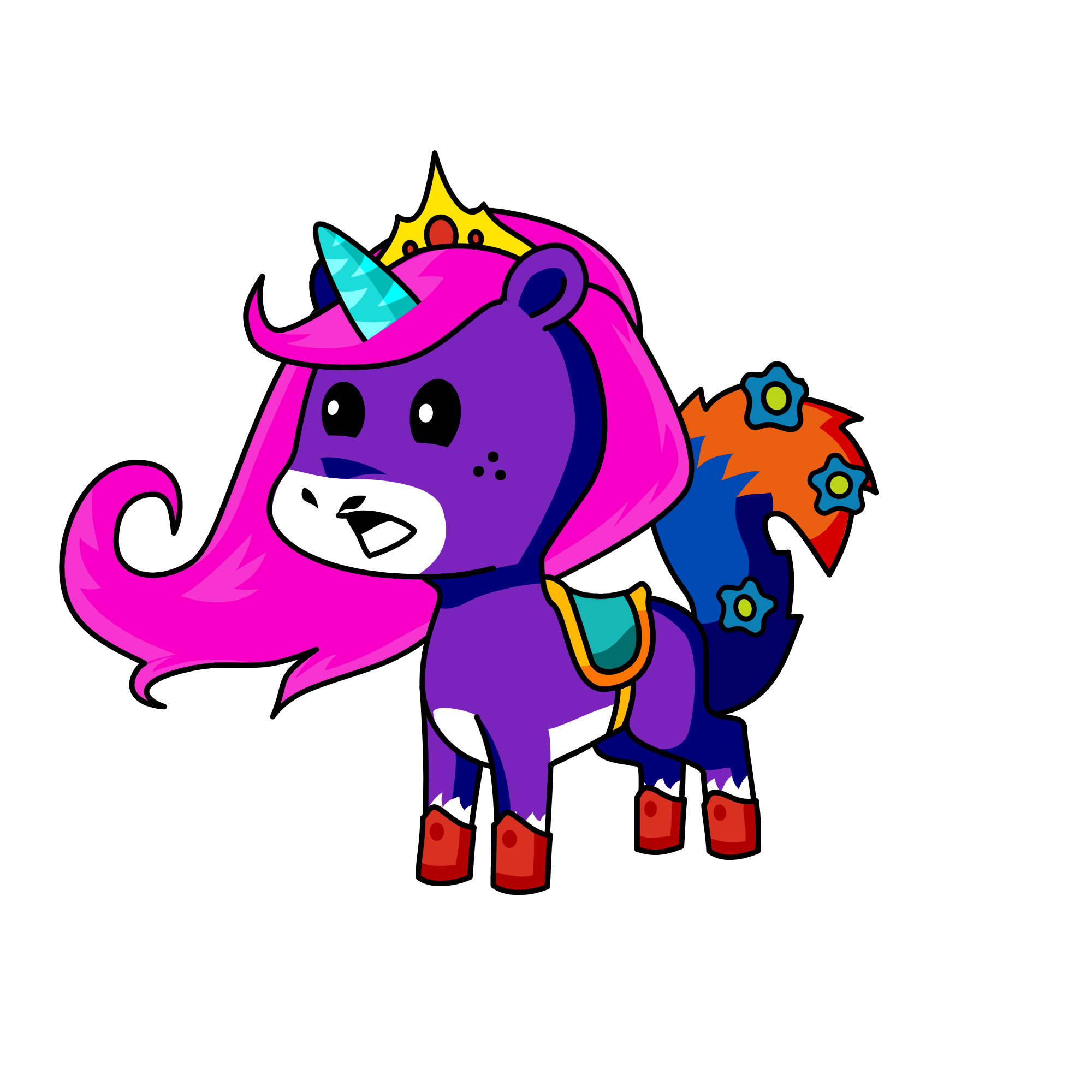 flowers, the unicorn