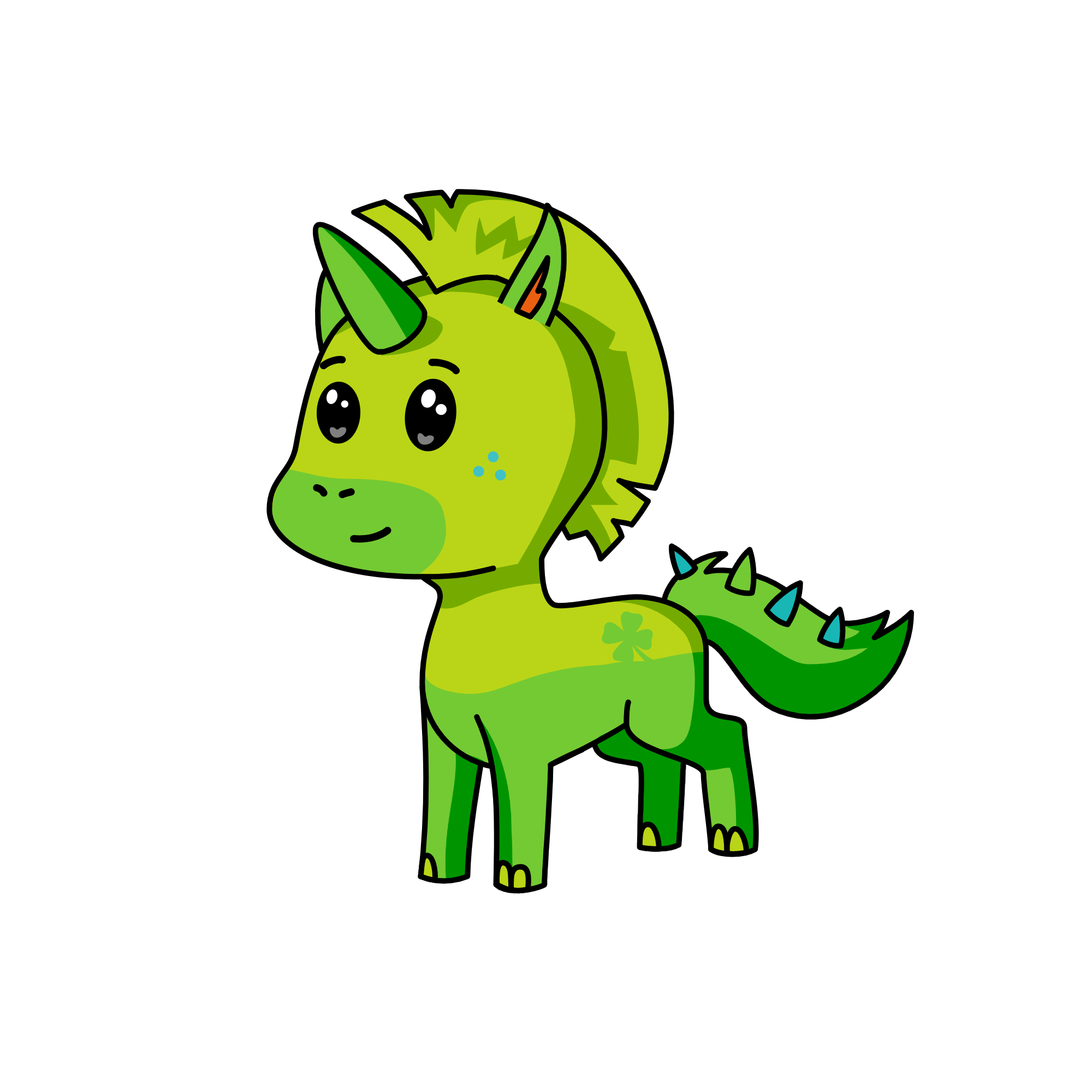 MR. Broccoli Man, the unicorn