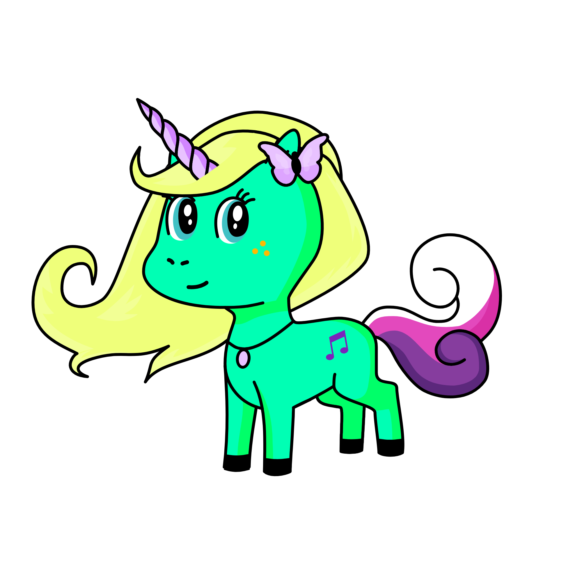 Zella, the unicorn