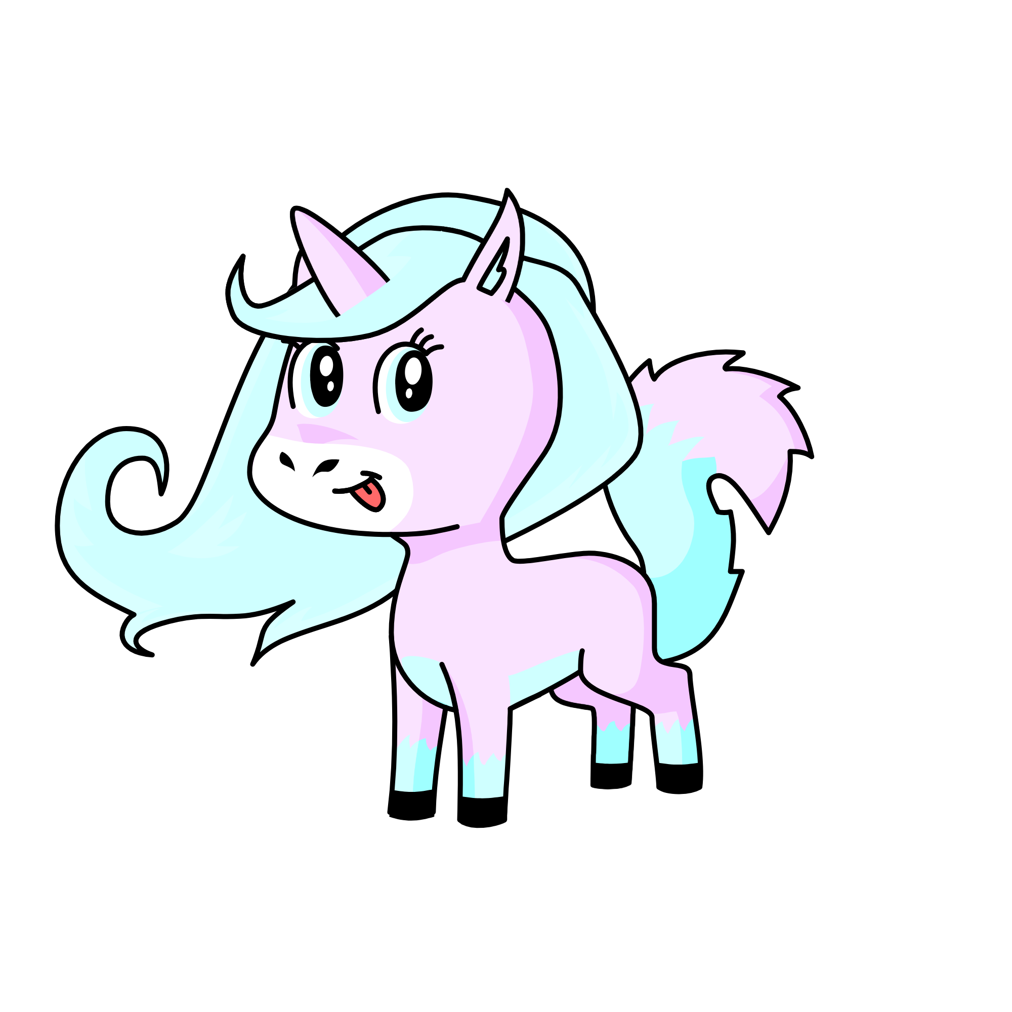 Cottencandy, the unicorn