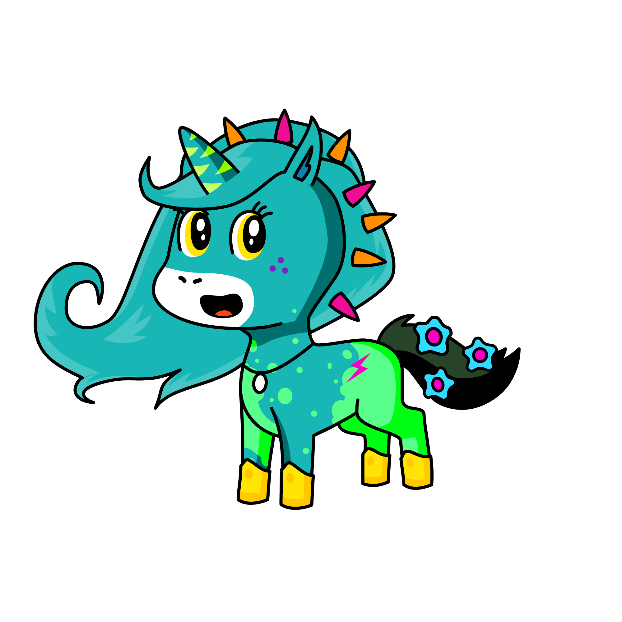 blackwidow, the unicorn