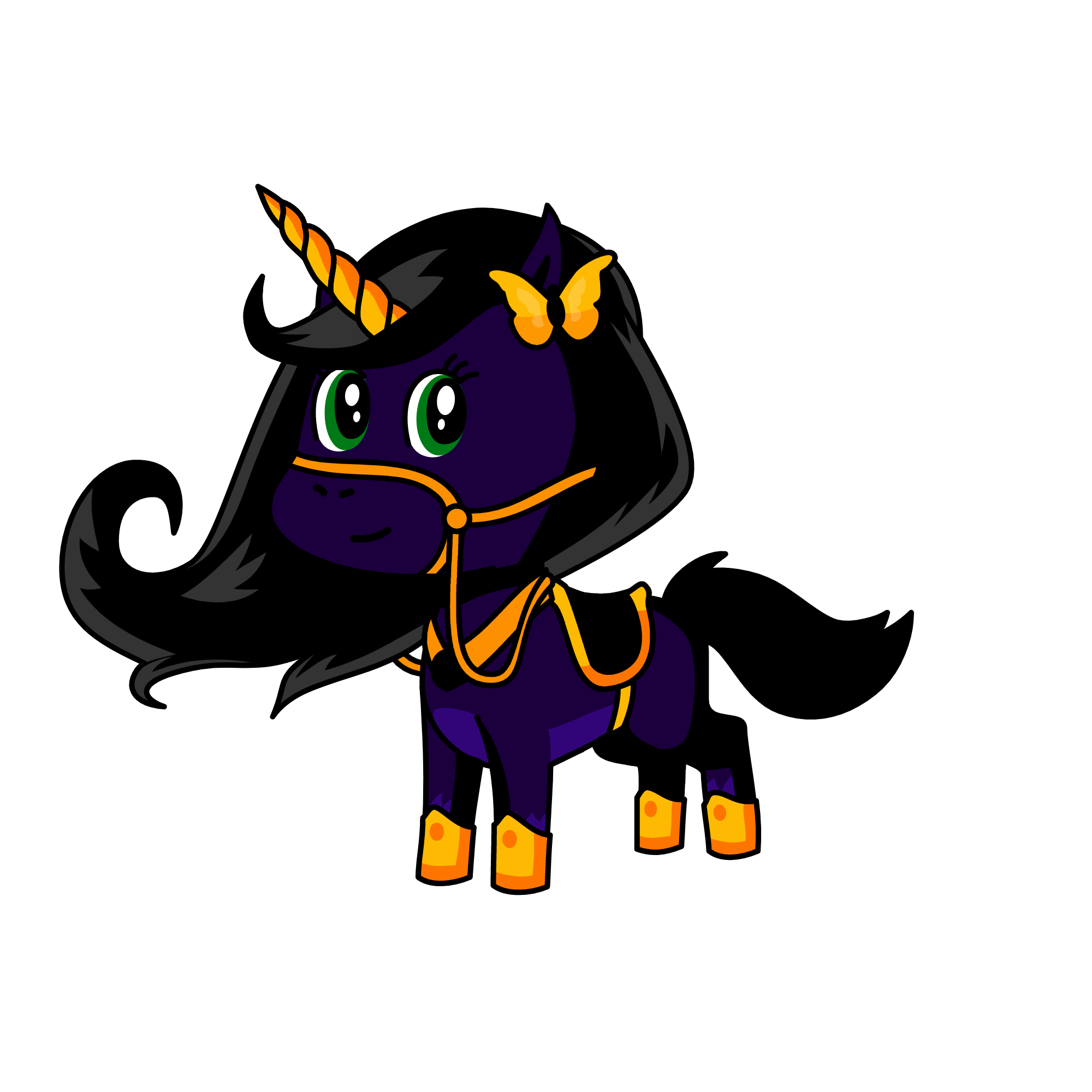 Midnight's Shadow, the unicorn